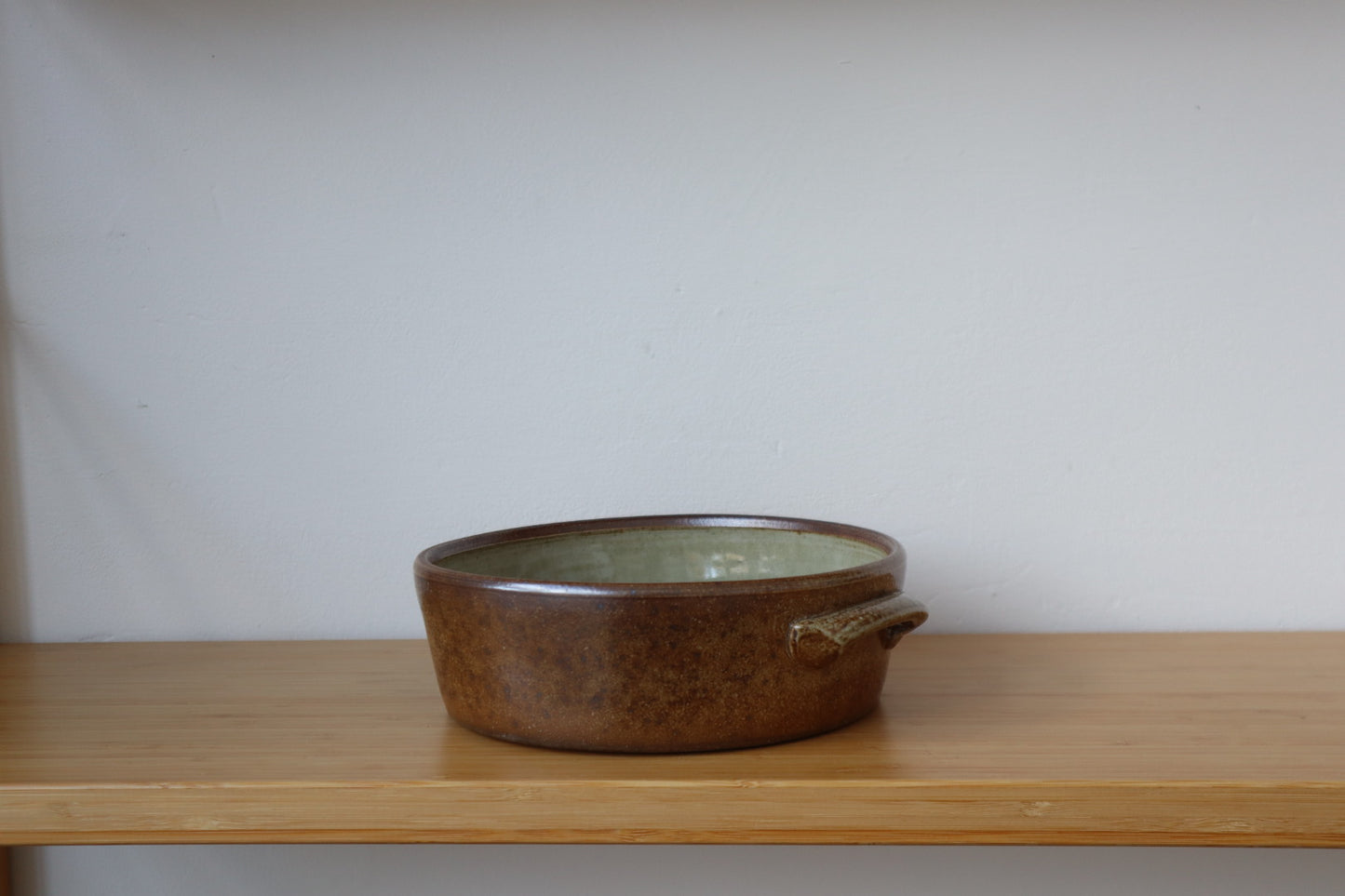 Salt Fired Casserole Dish