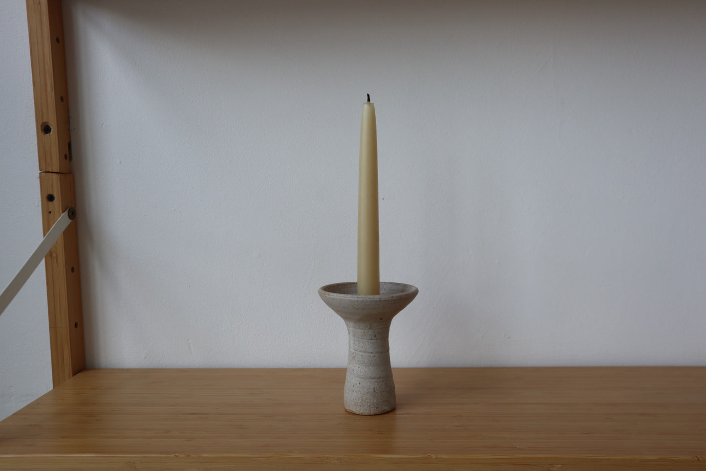 Black/Blue & White Candlestick Holder