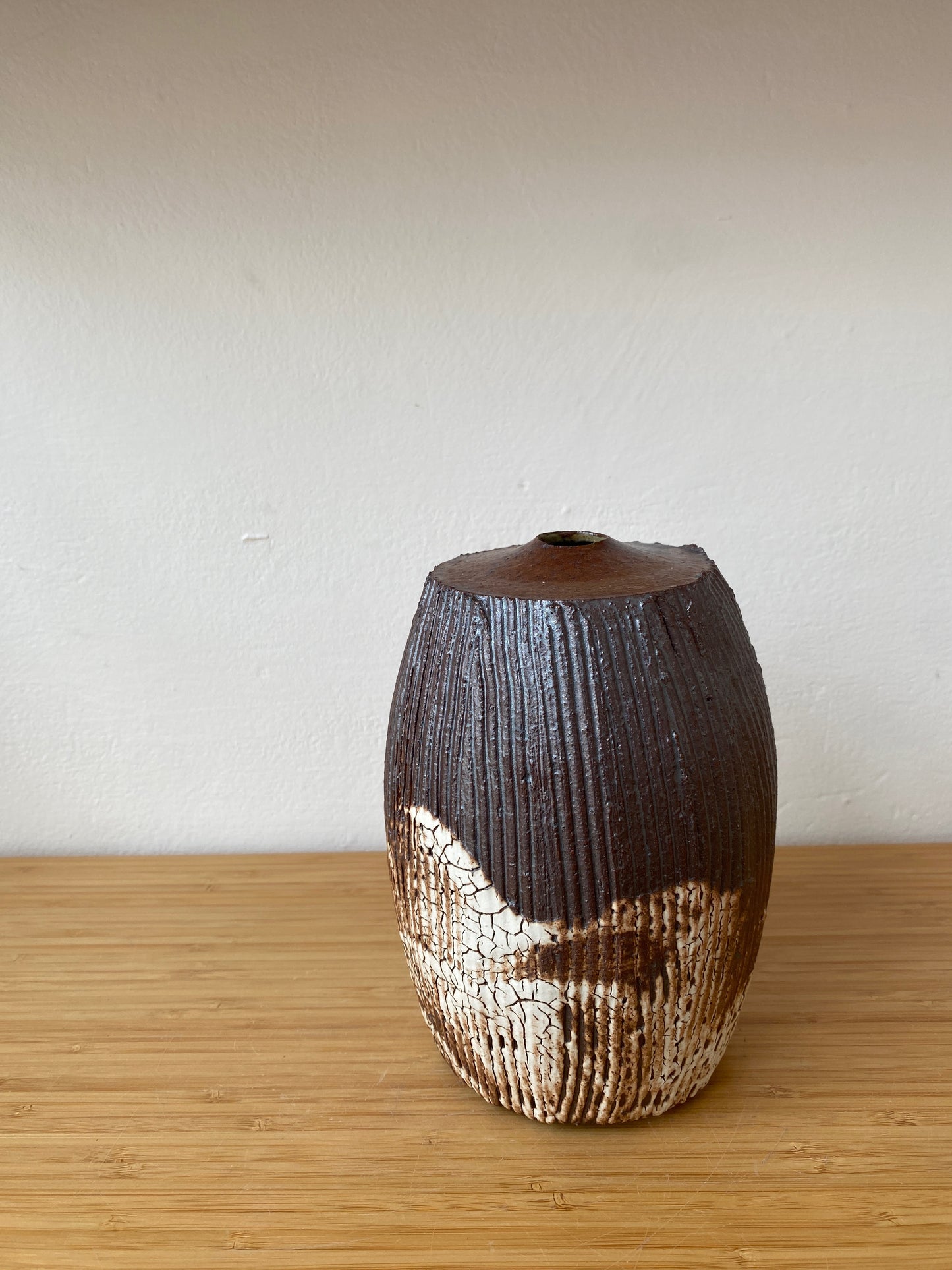Textured Stem Vase