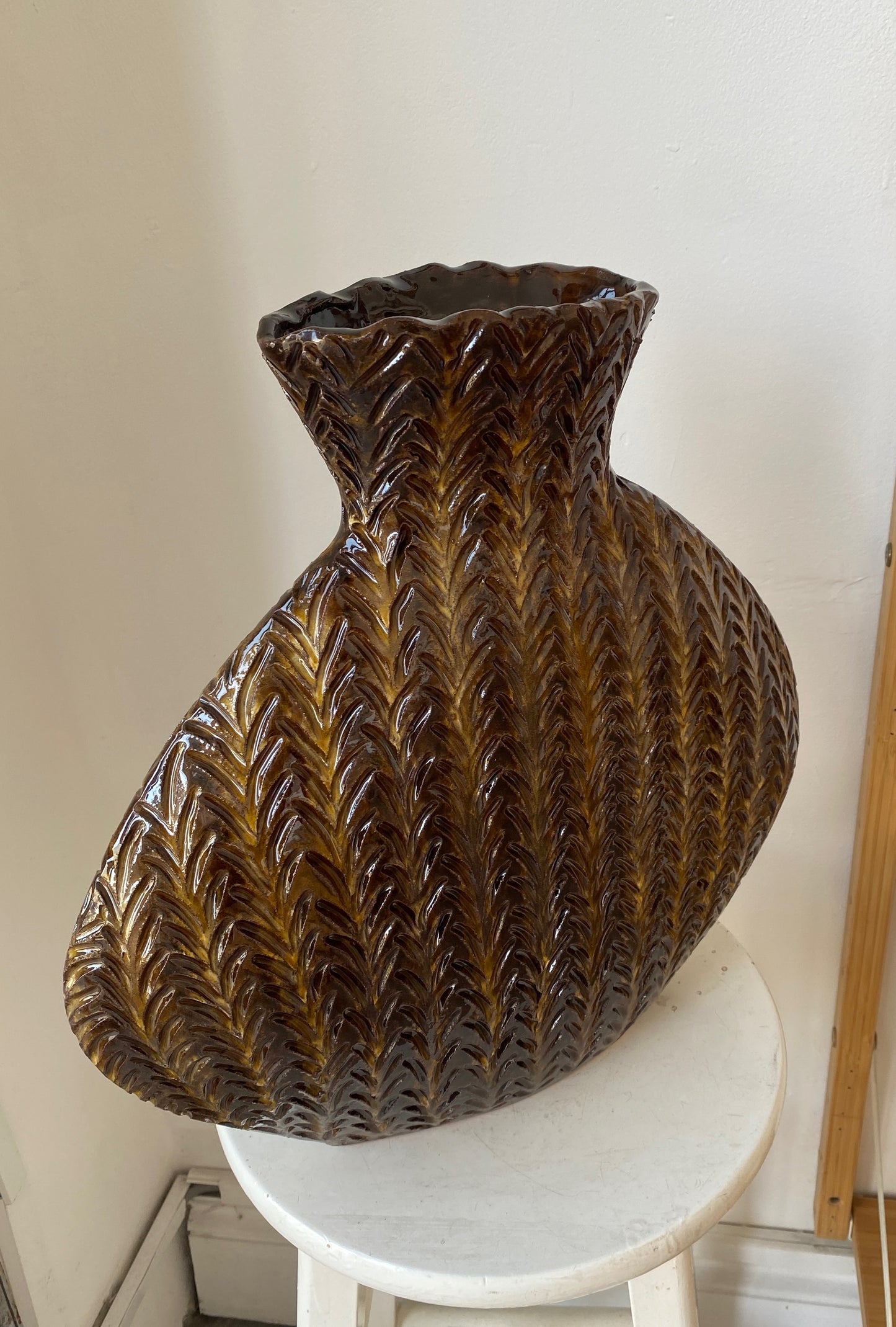 Large Curved Vase