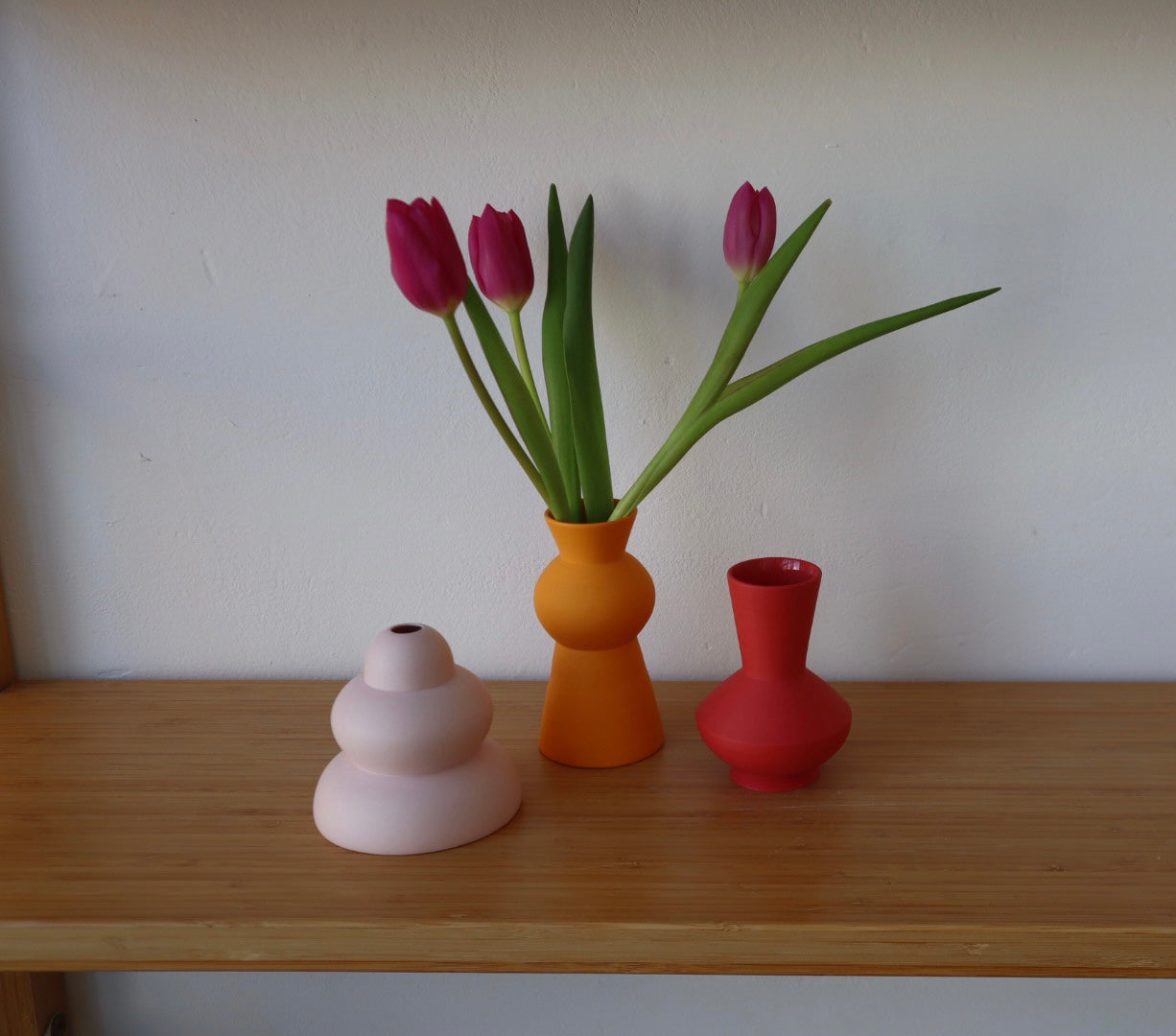 Coloured Bud Vases