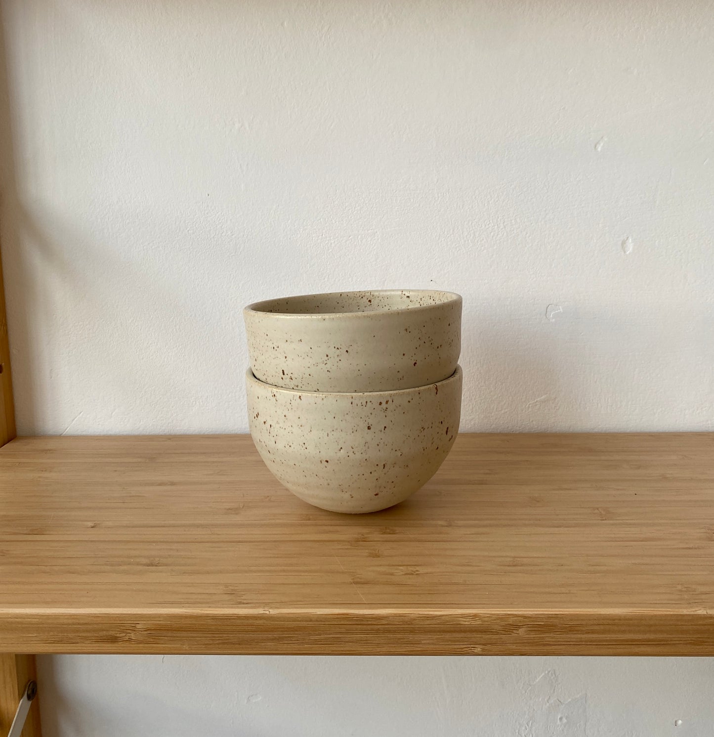 Flecked Cream Porridge Bowl