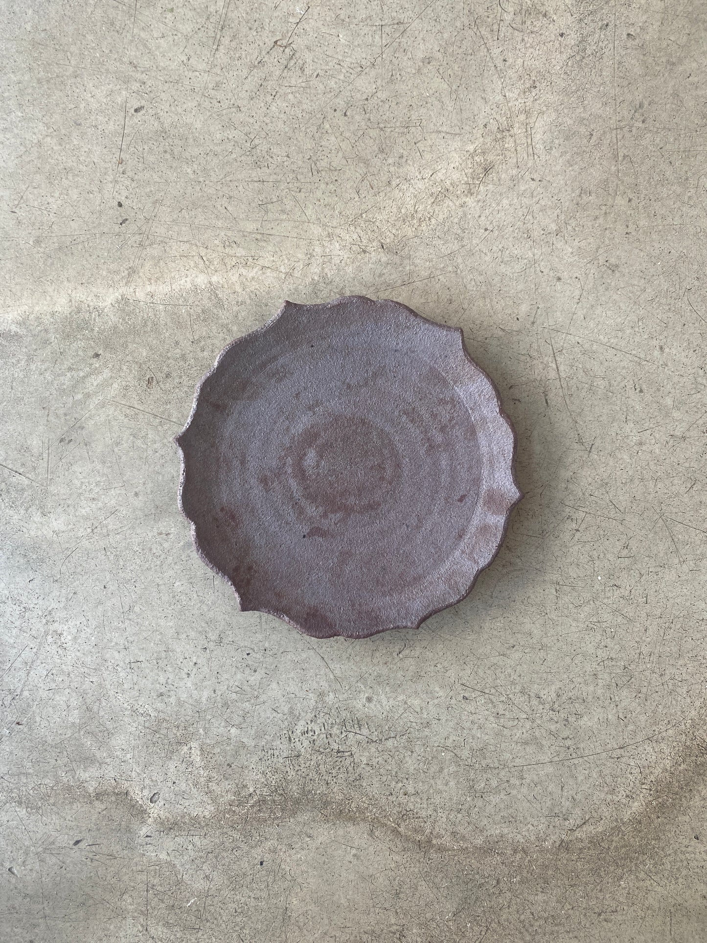 Wood Fired Carved Plate