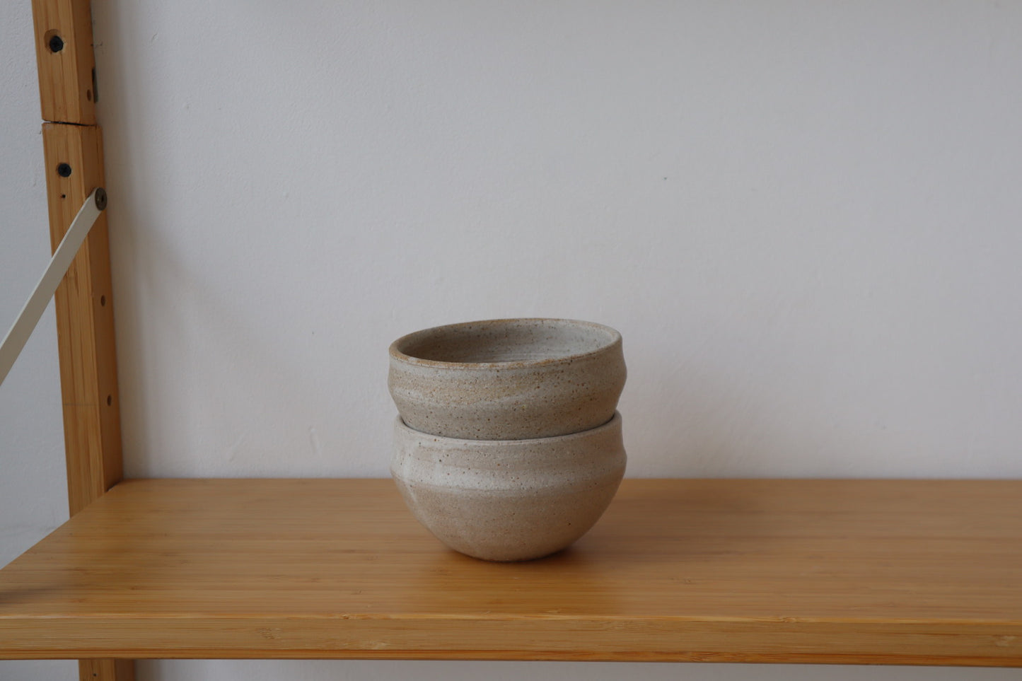 White & Black/Blue Porridge Bowls