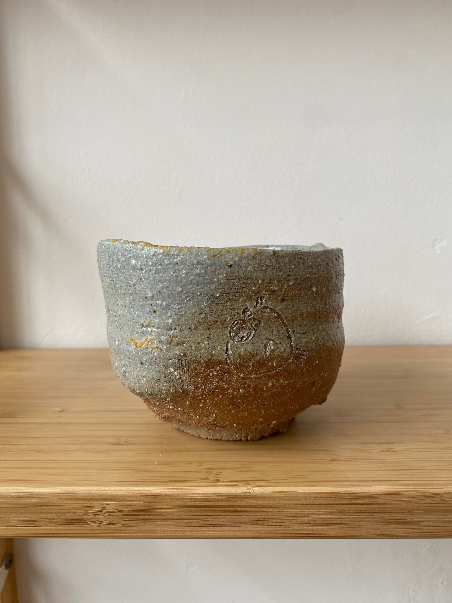 Carved Fish Chawan