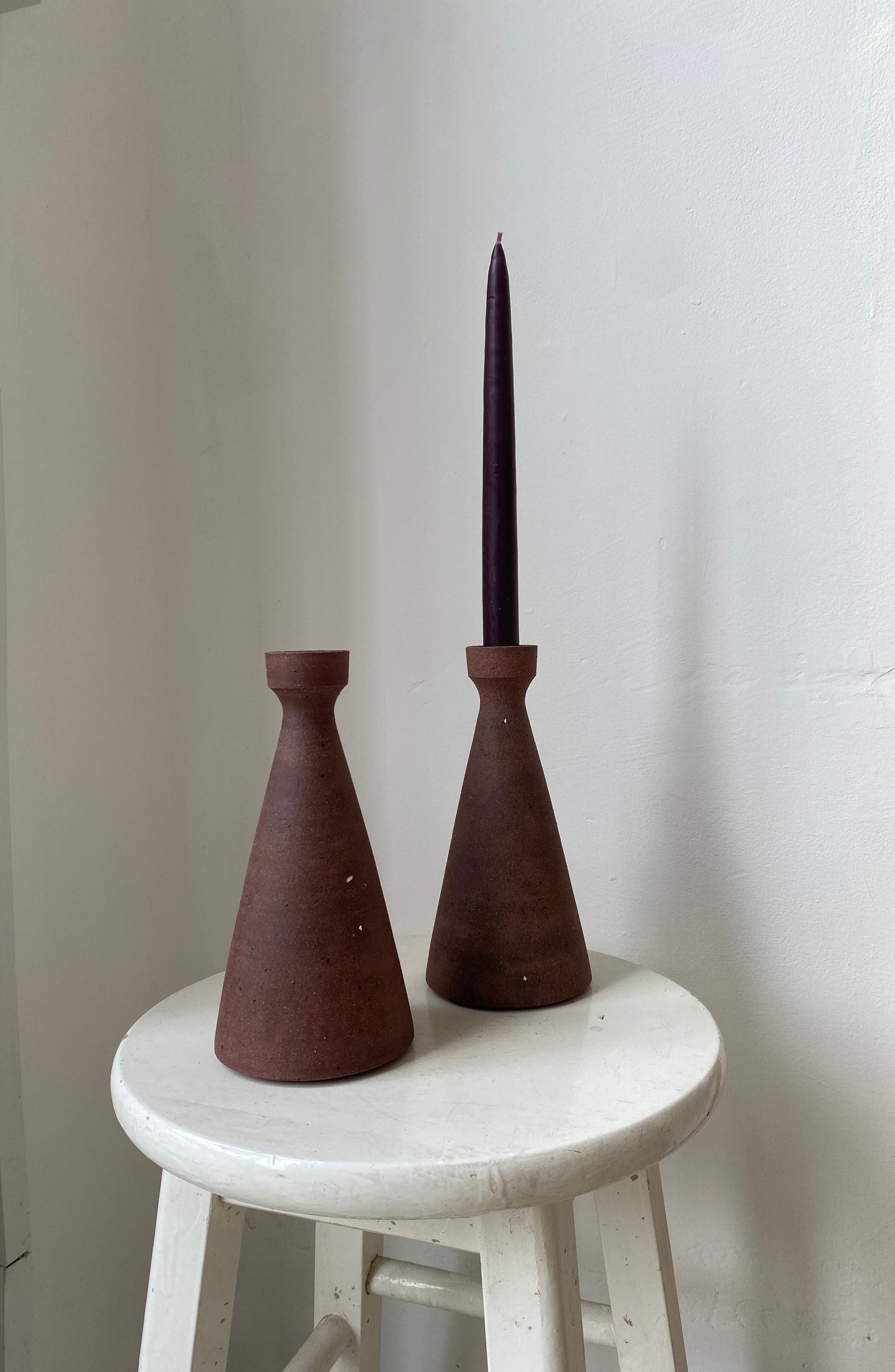 Conical Candlestick Holder