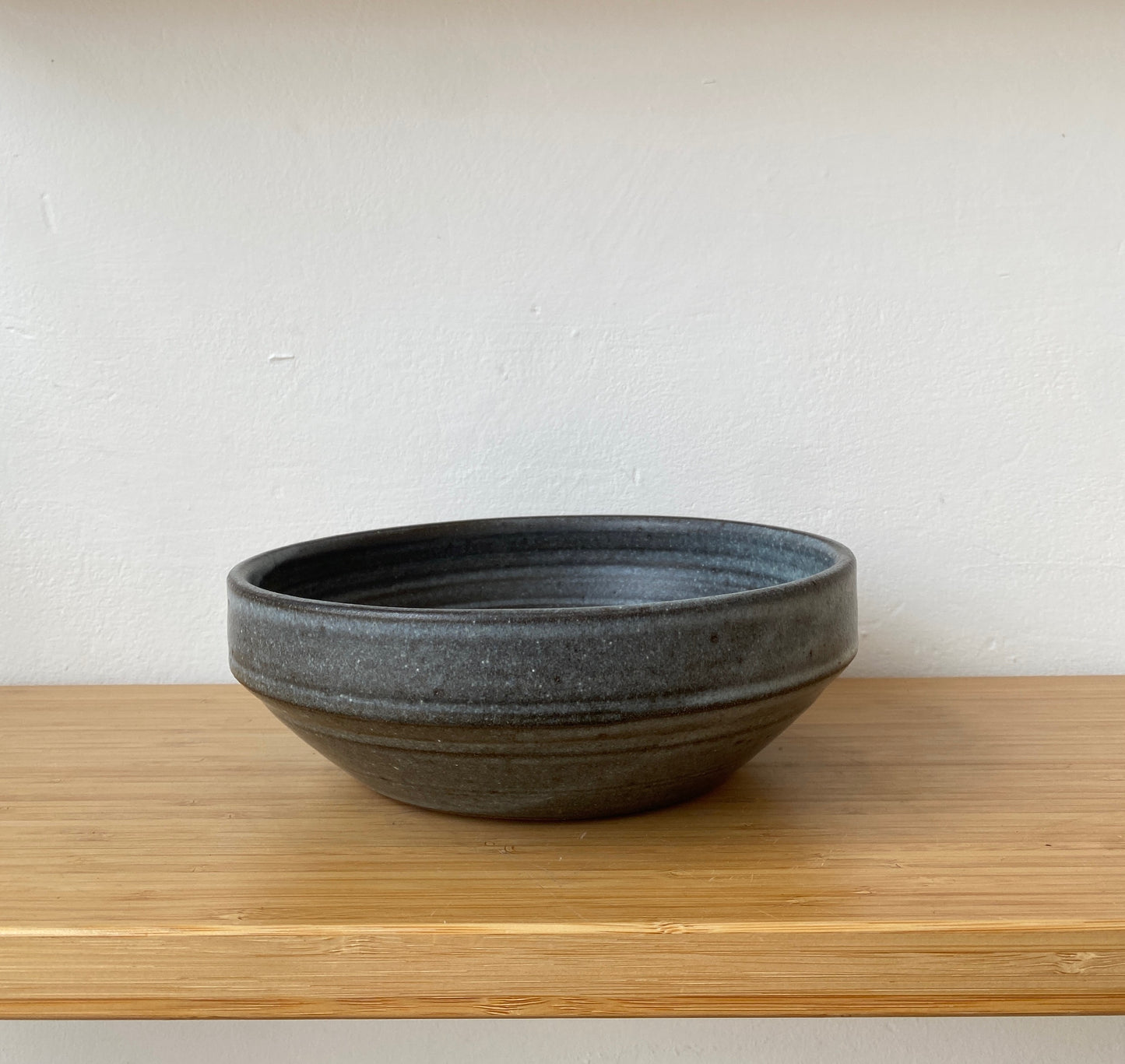 Midnight Blue & Flecked Pasta Bowl