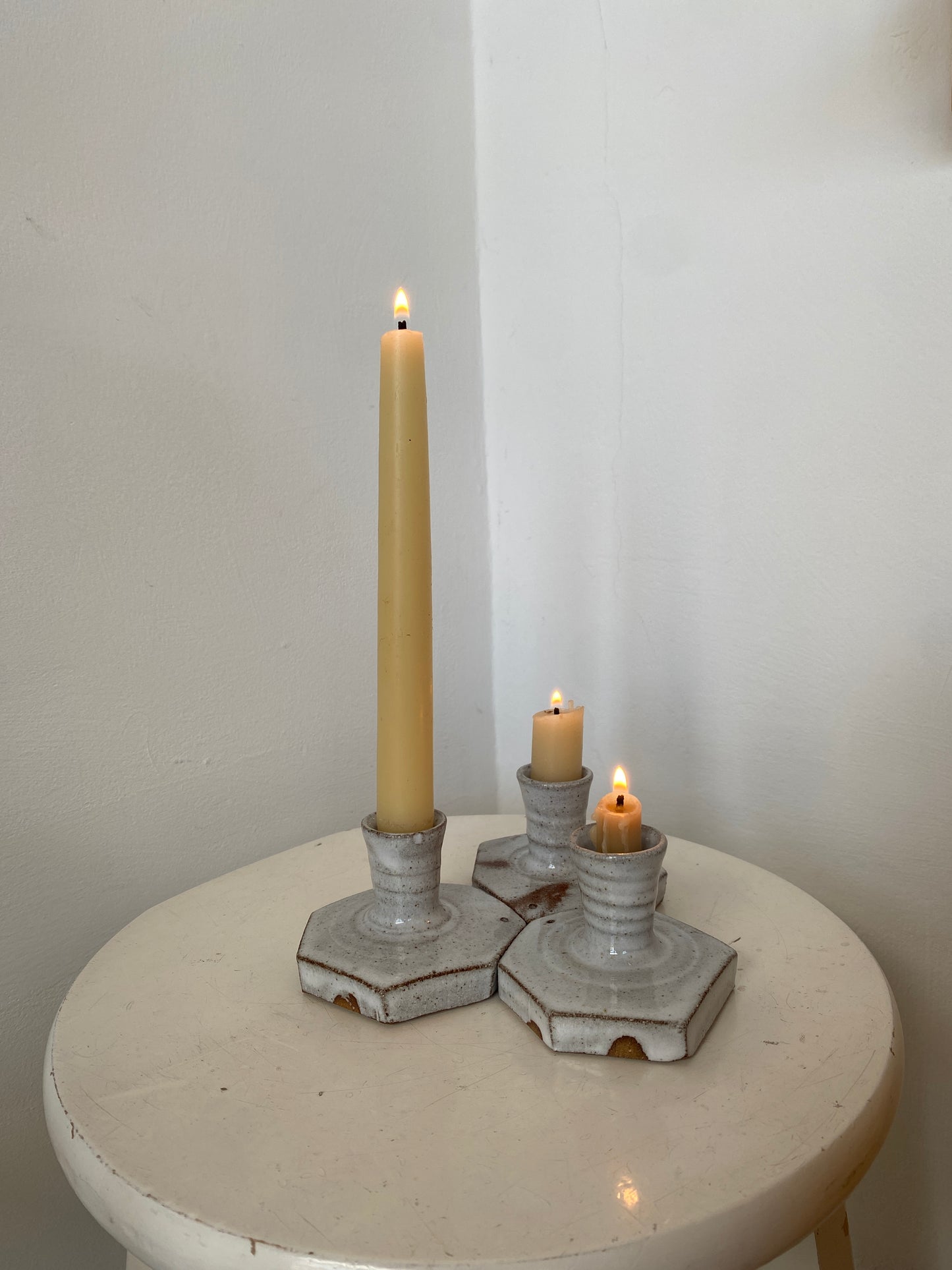 Trio of Candleholders