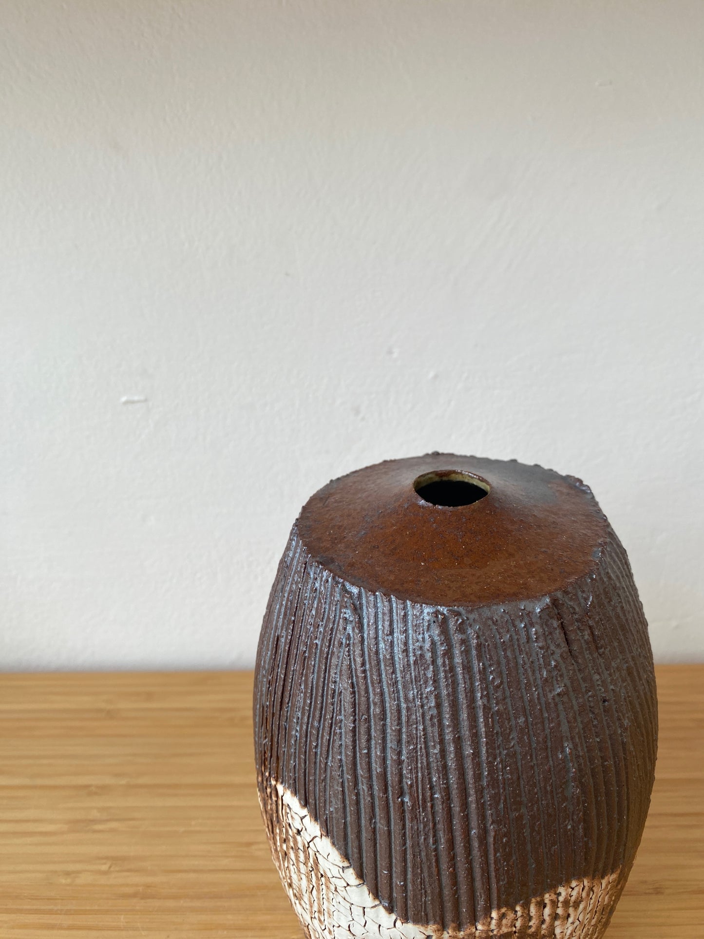 Textured Stem Vase