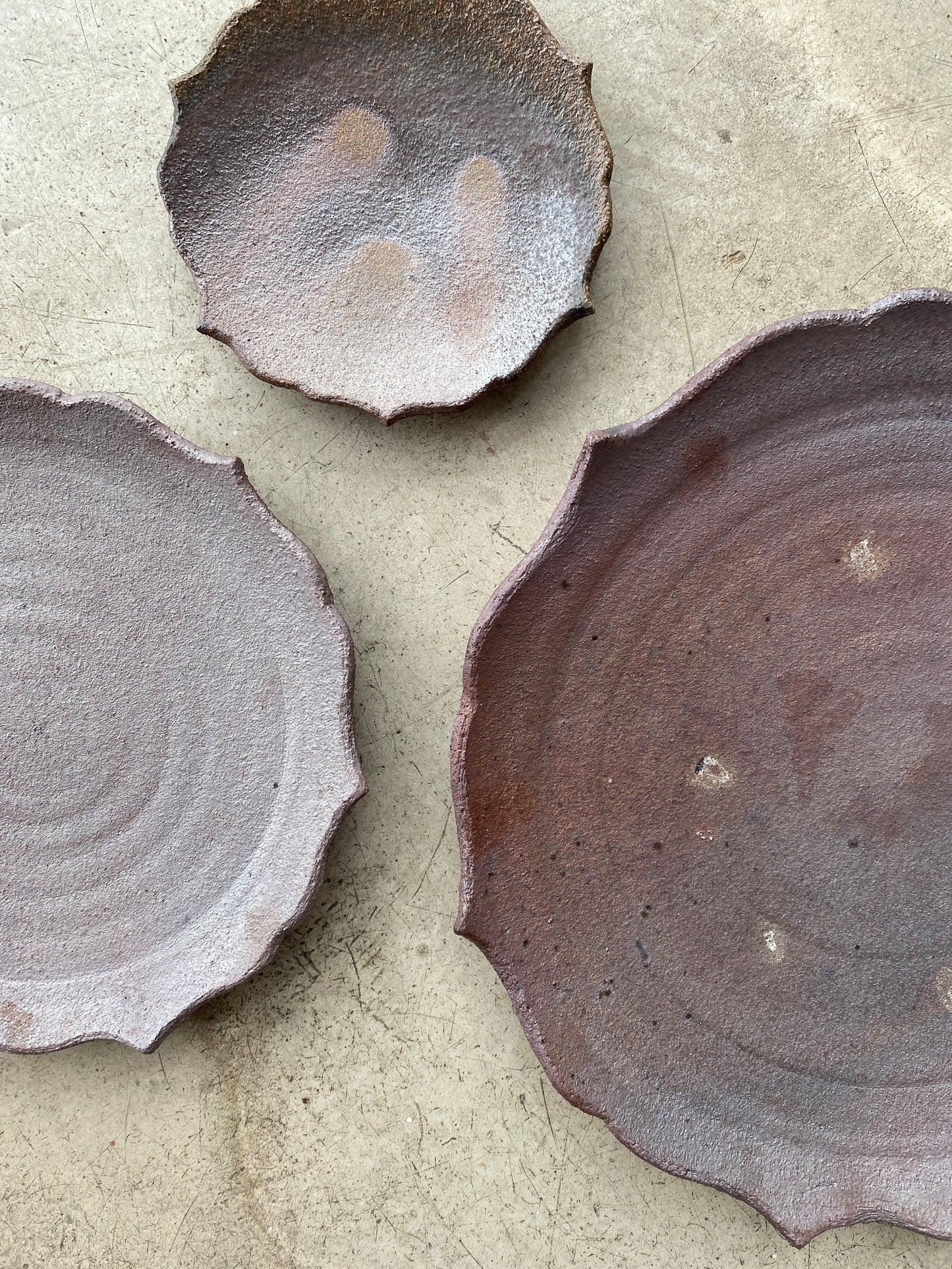 Wood Fired Carved Plates