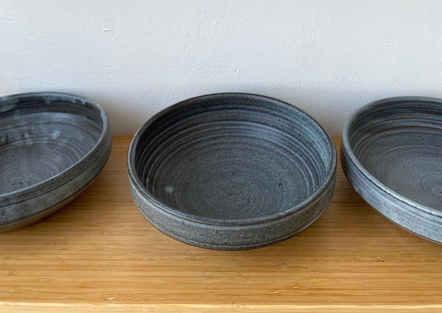 Midnight Blue & Flecked Pasta Bowl