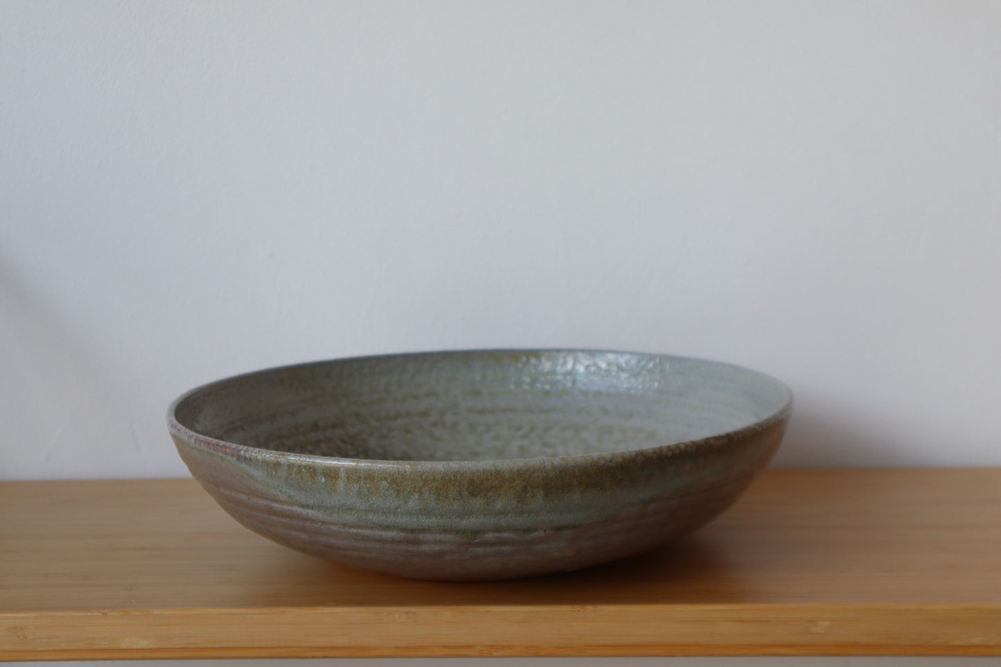 Soda Fired Serving Bowl