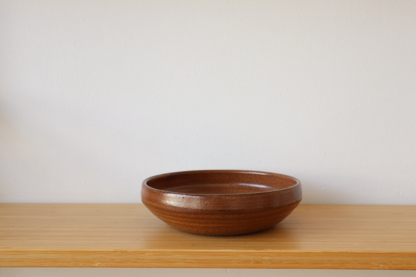 Rust and White Pasta Bowls