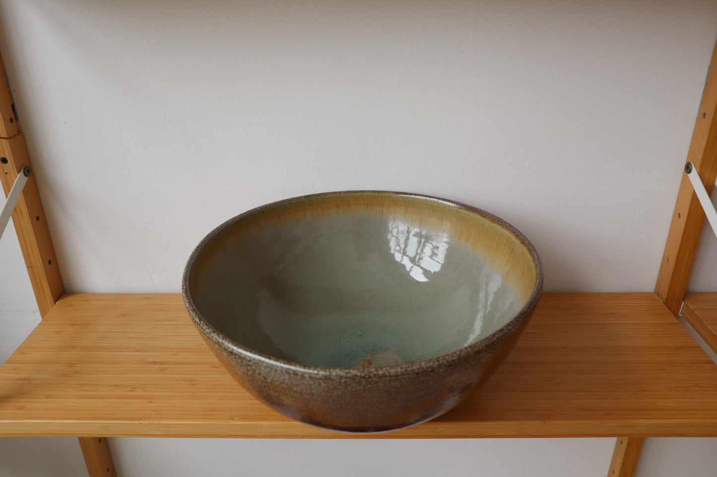 Salt Fired Extra Large Serving Bowl