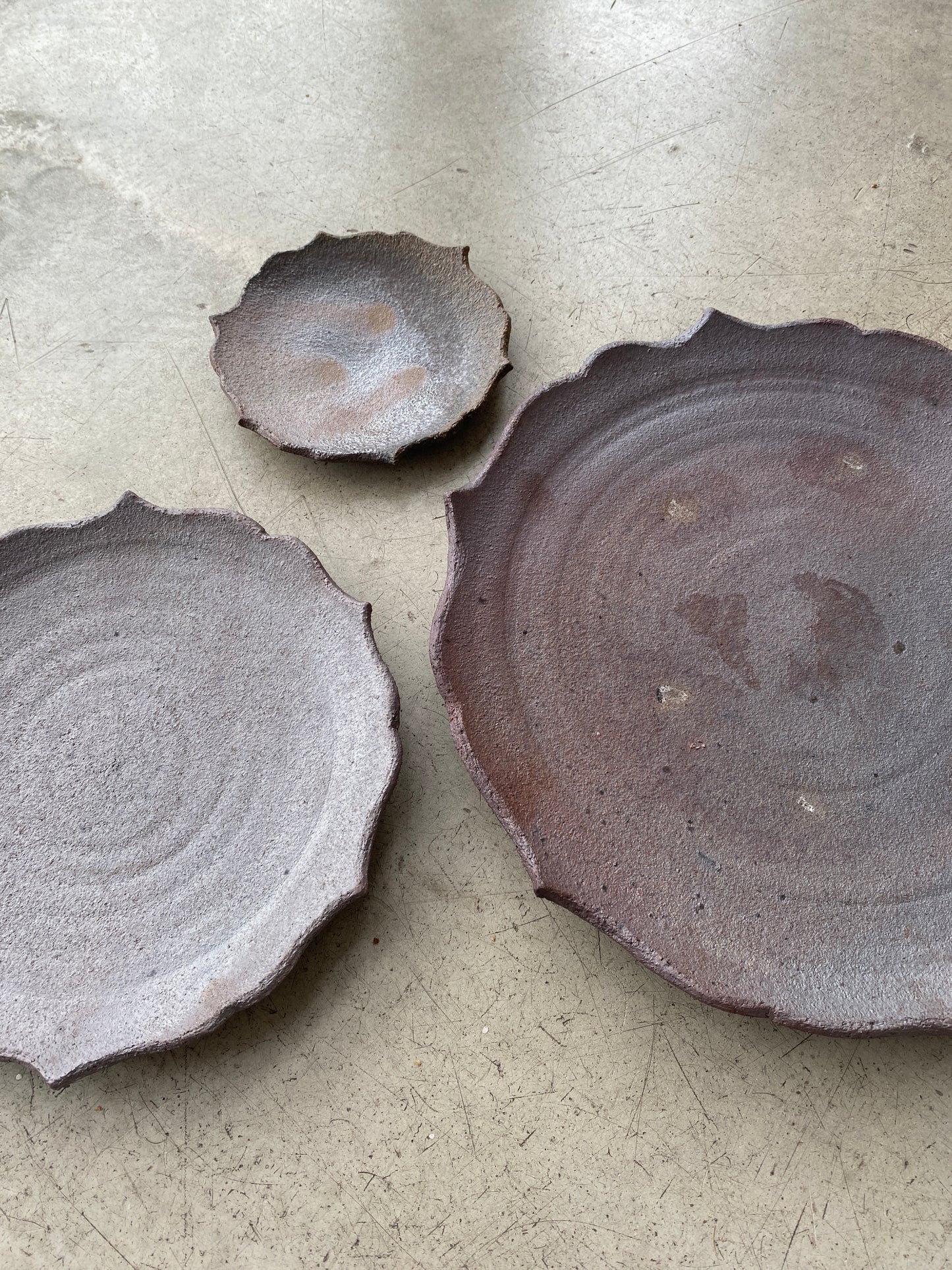 Wood Fired Carved Plates