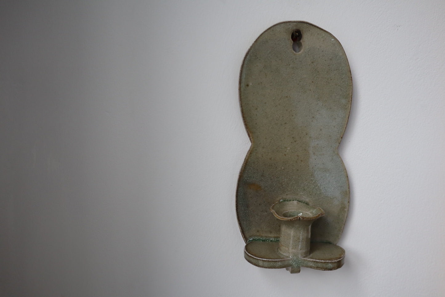 Celadon Candle Sconce