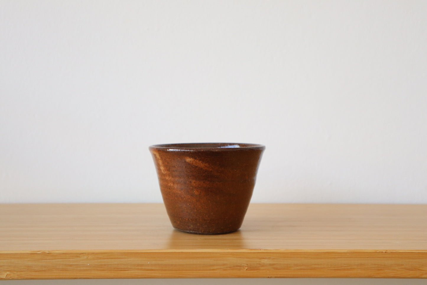 Rust And White Coffee Cups