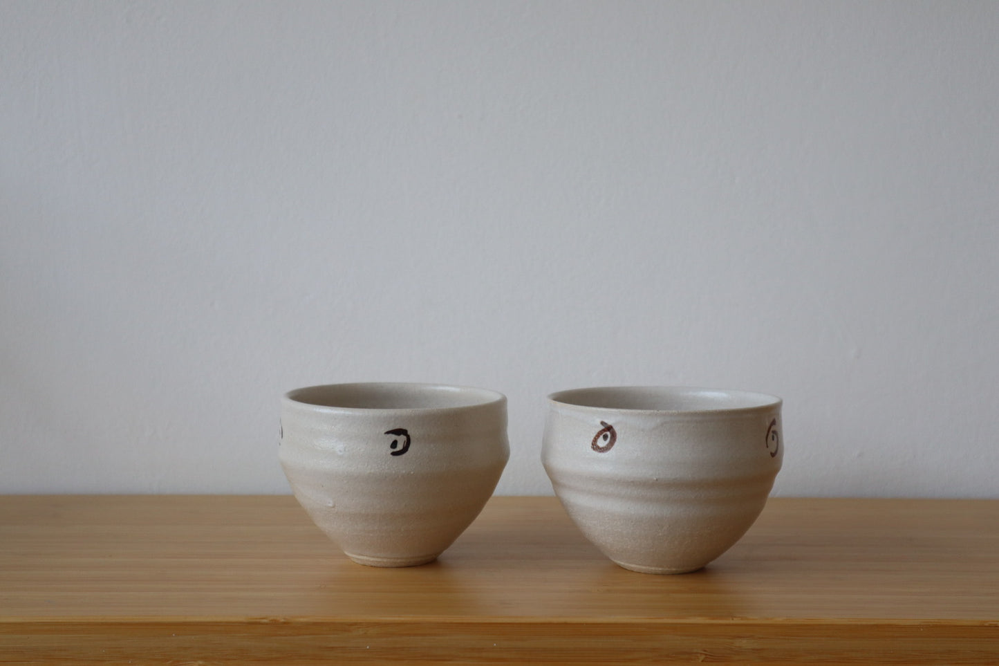 Rust And White Coffee Bowl