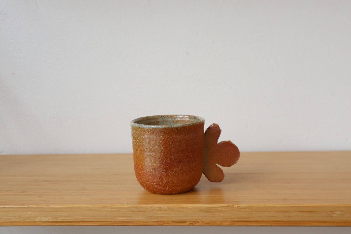 Carved Wood Fired Cup