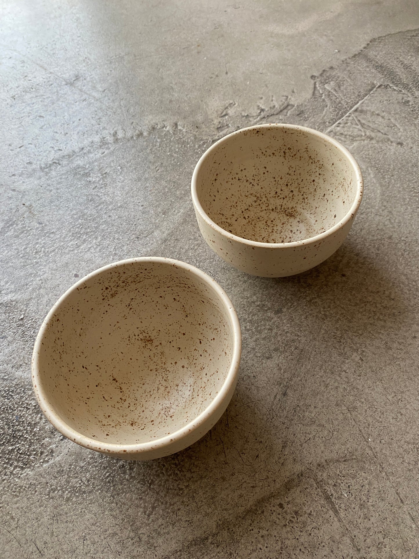 Flecked Cream Porridge Bowl