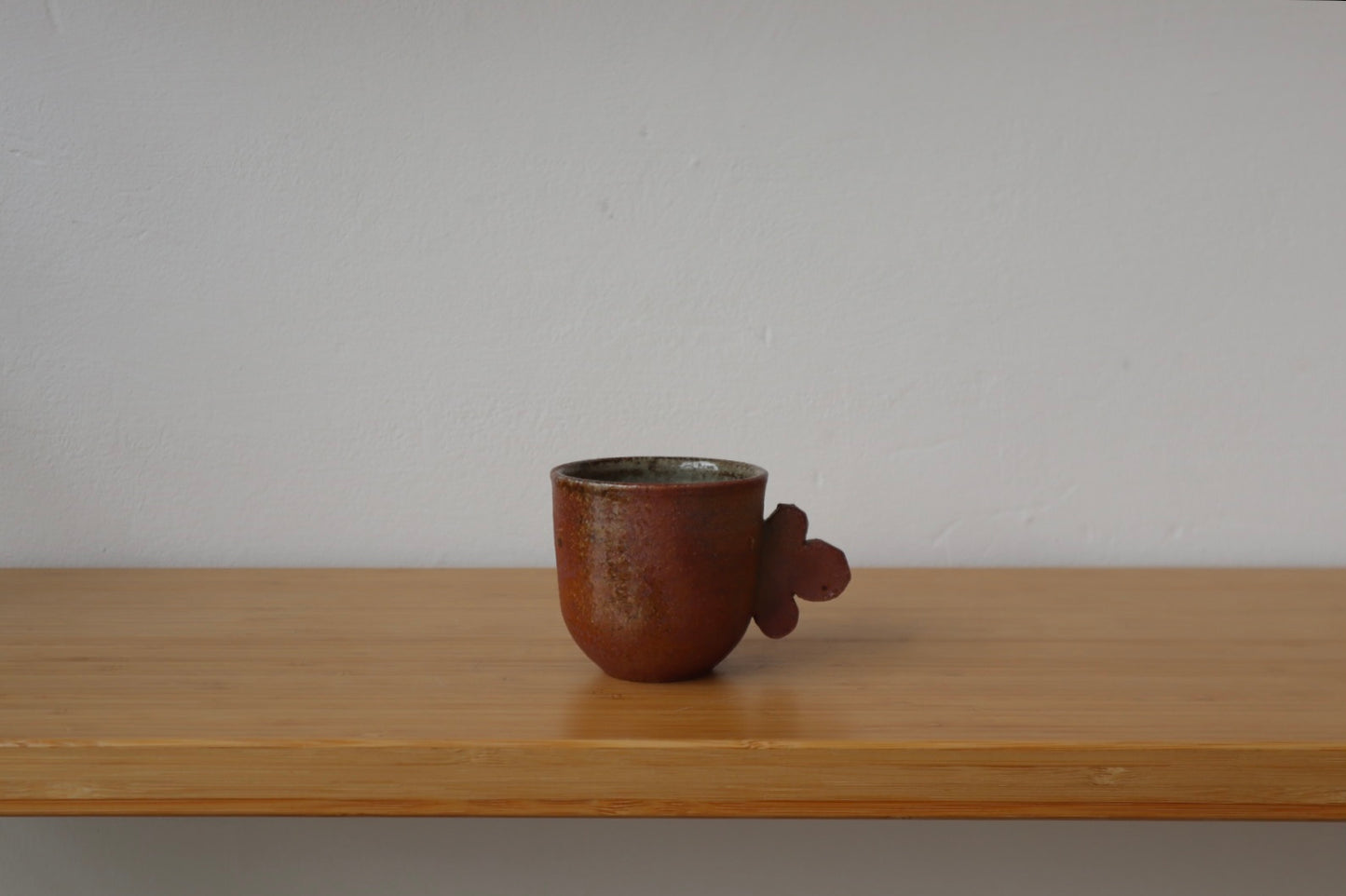 Carved Wood Fired Cup