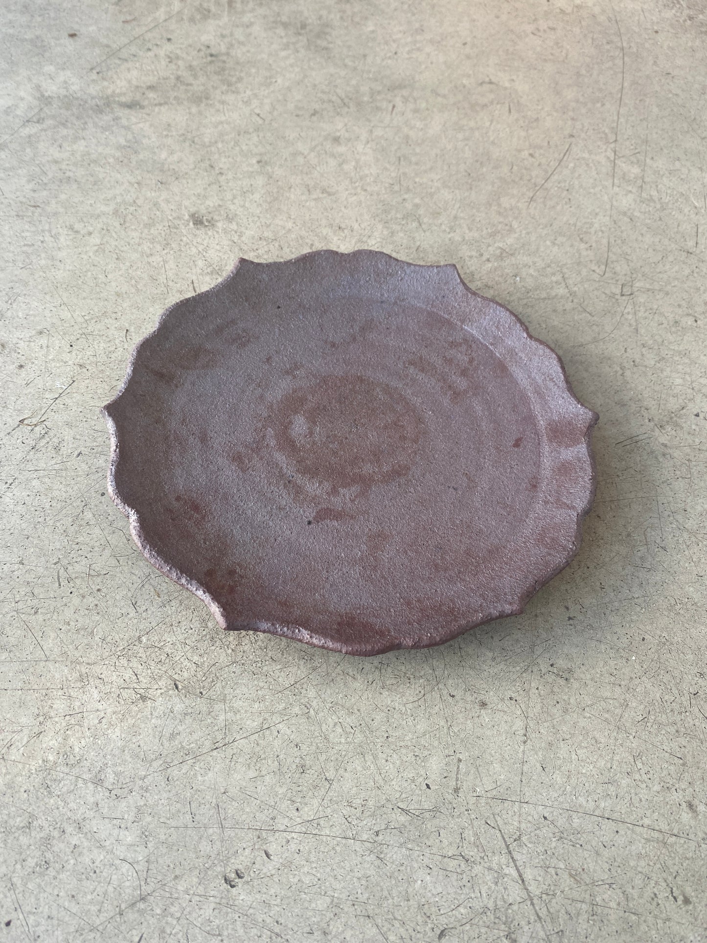 Wood Fired Carved Plate