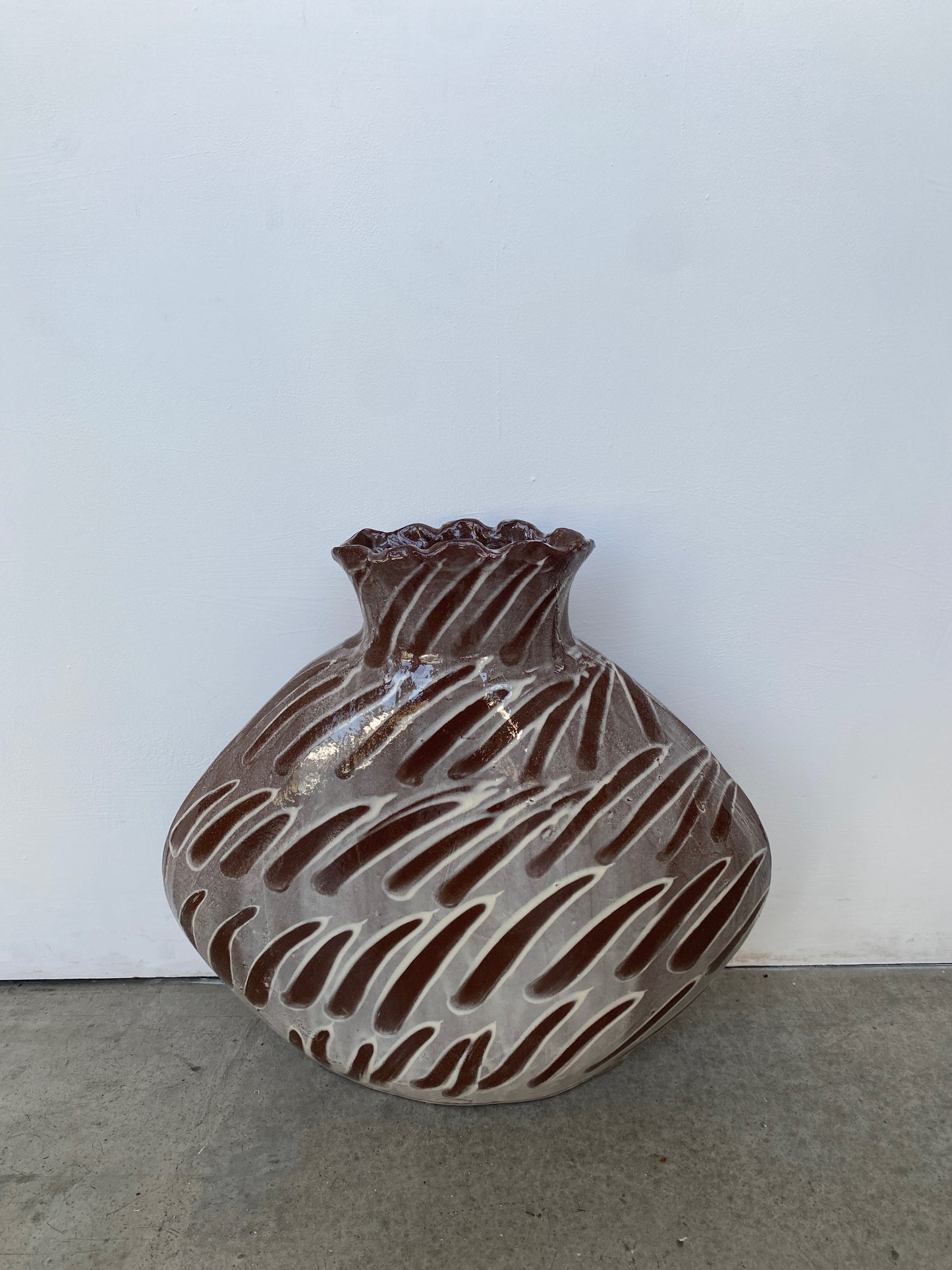 Large Curved Vase