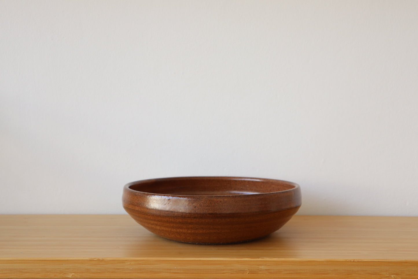 Rust and White Pasta Bowls