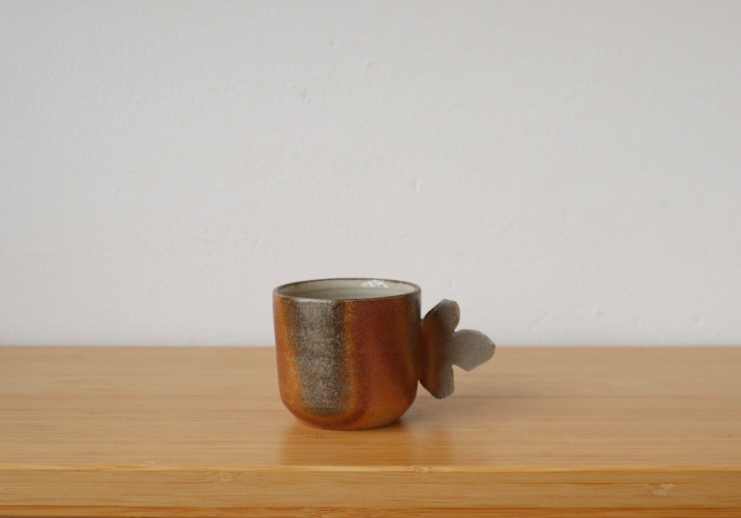 Carved Wood Fired Cup
