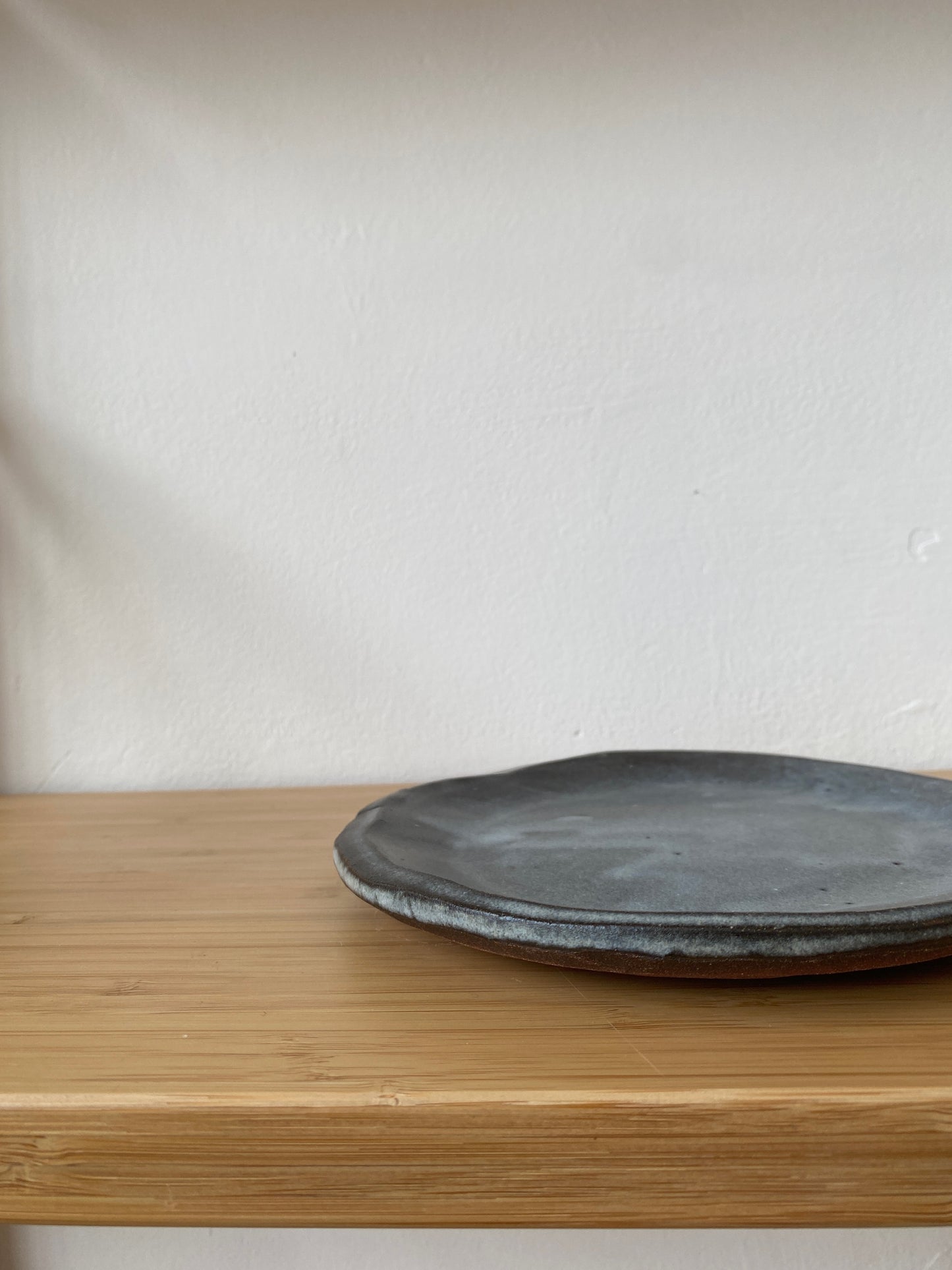 Blue Pastry Plate