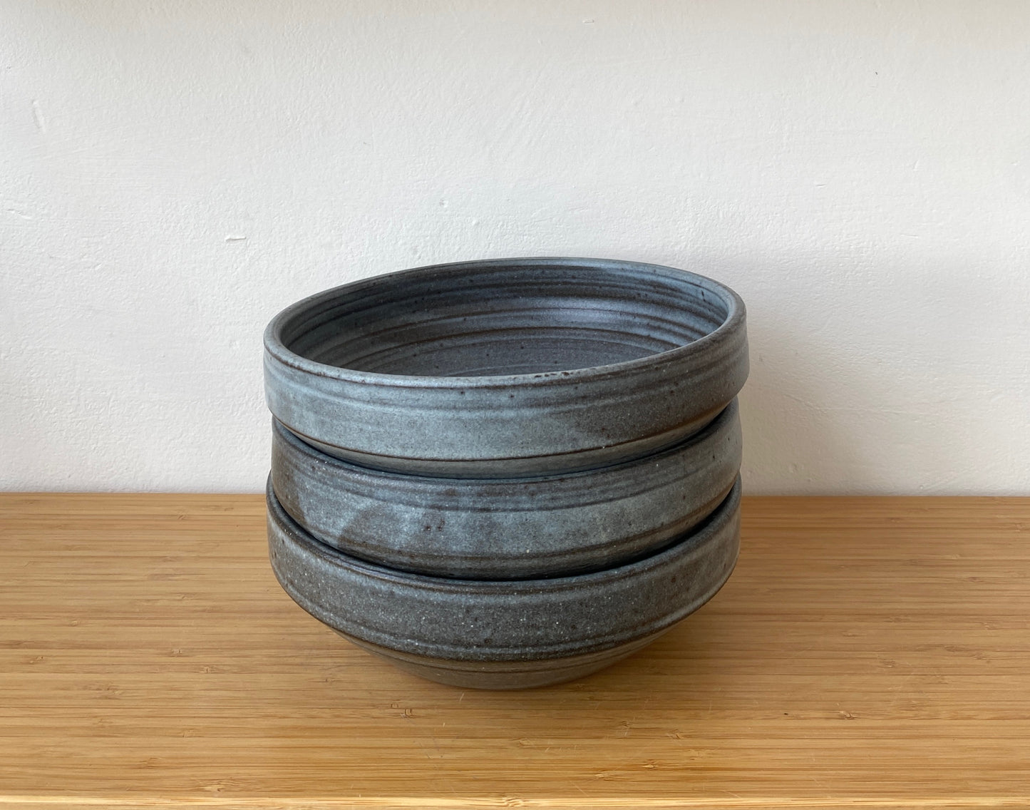 Midnight Blue & Flecked Pasta Bowl