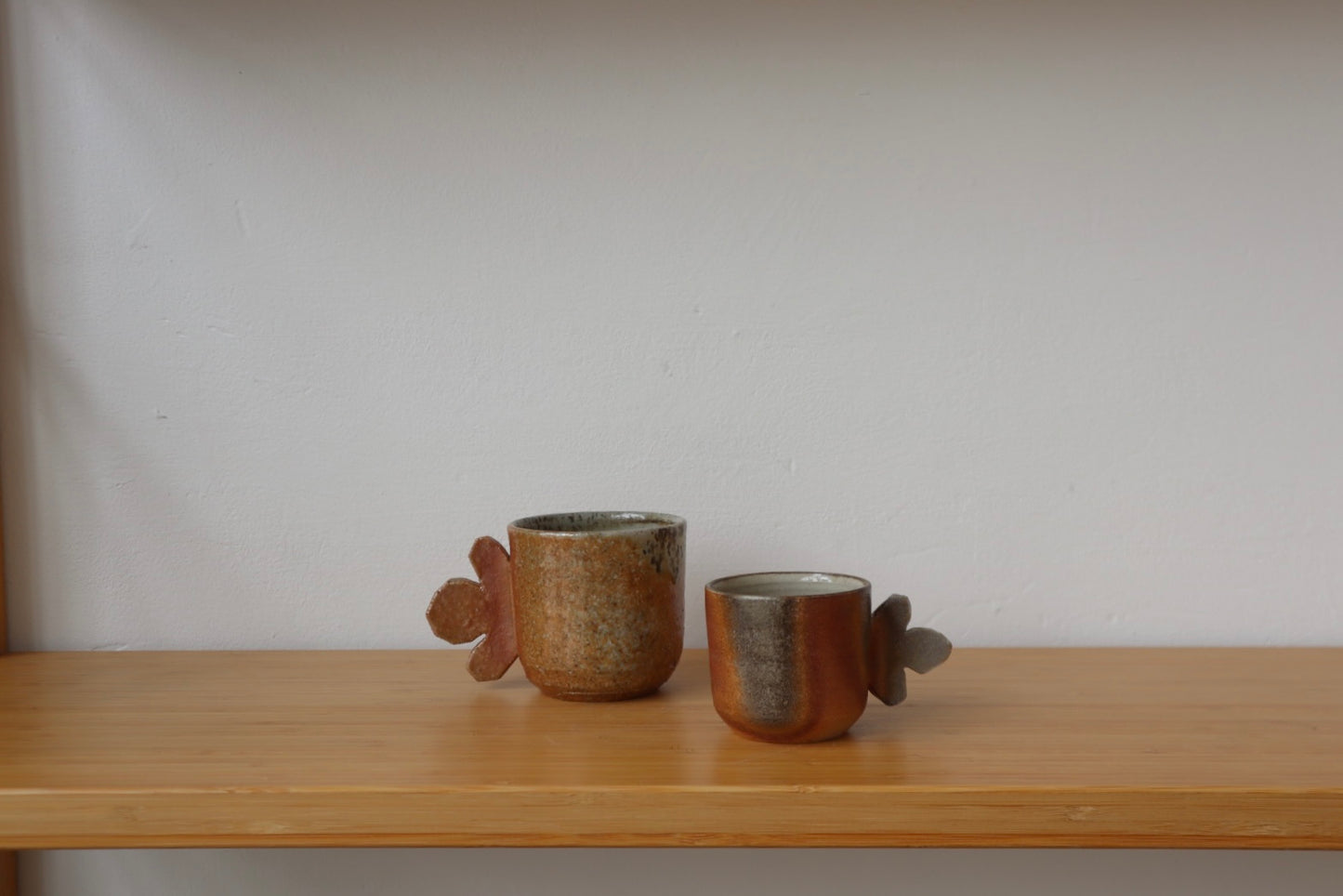 Carved Wood Fired Cup