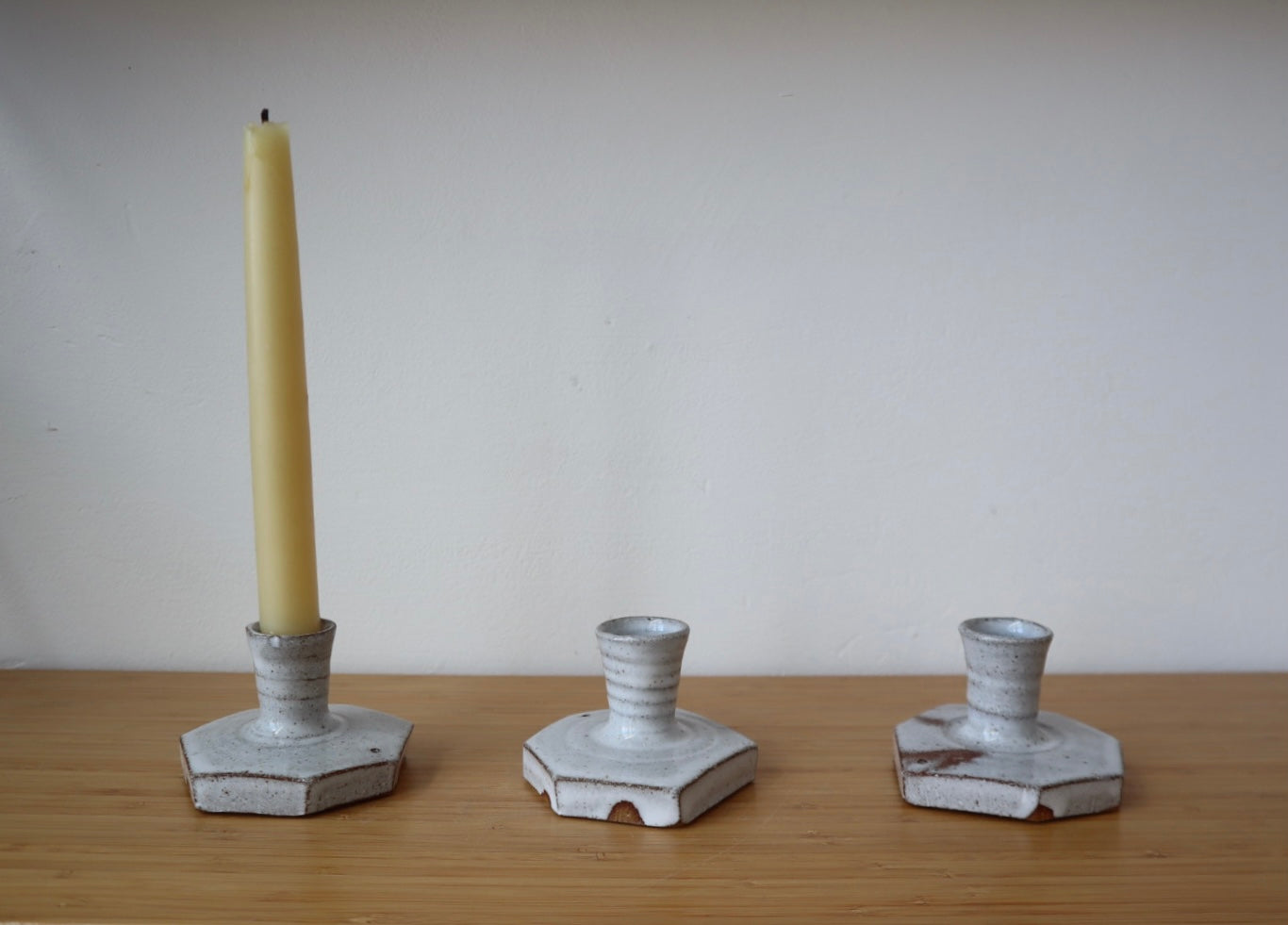 Trio of Candleholders