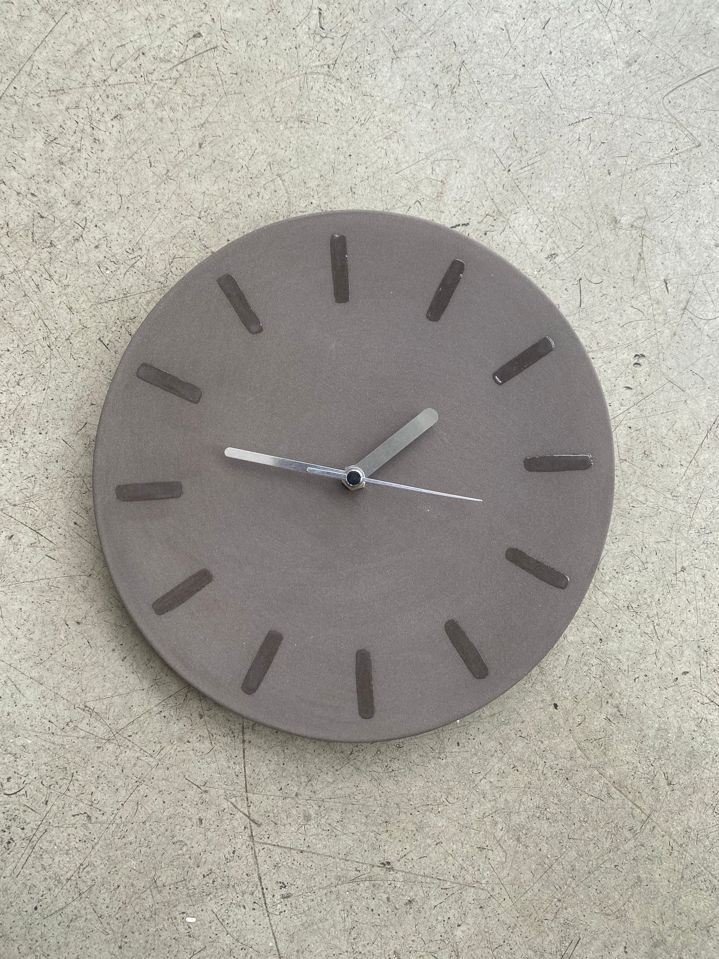 Stoneware Wall Clock
