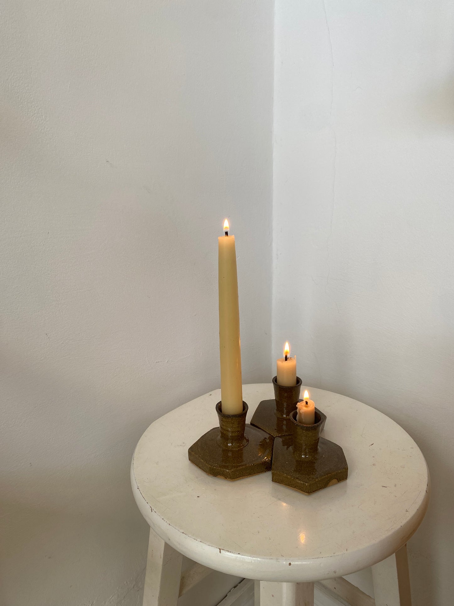 Trio of Candleholders
