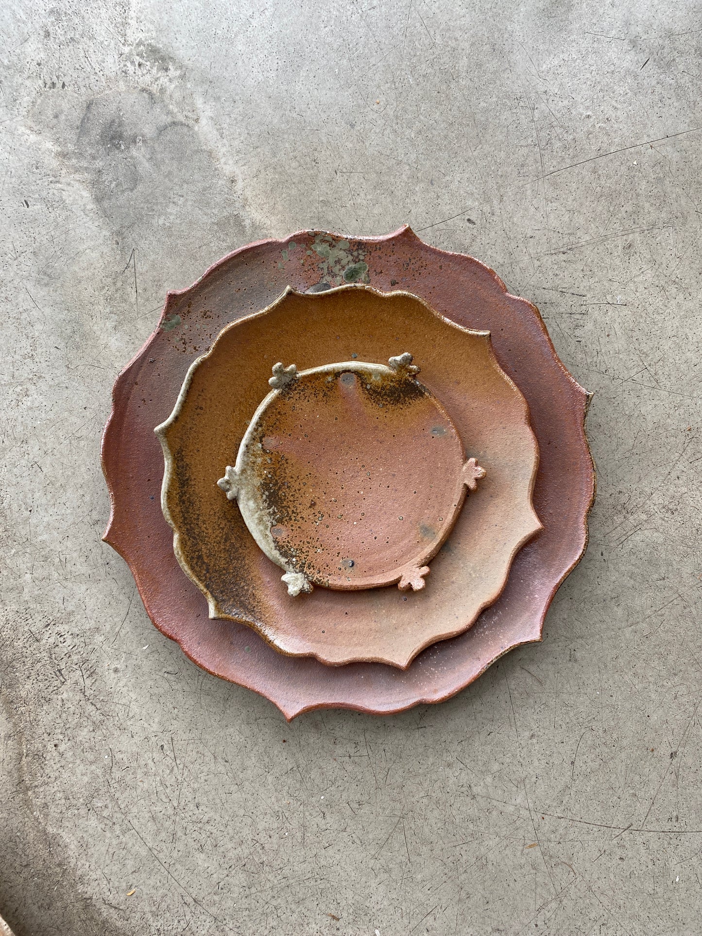 Wood Fired Carved Plates