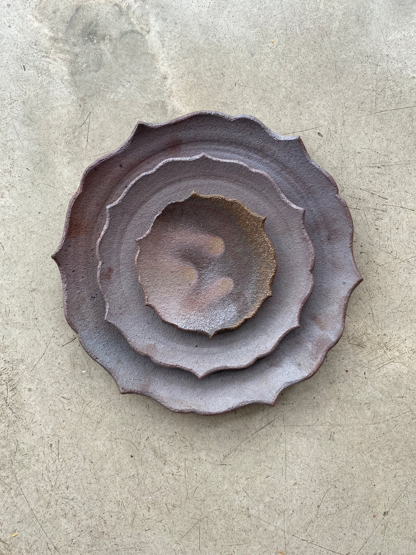 Wood Fired Carved Plates