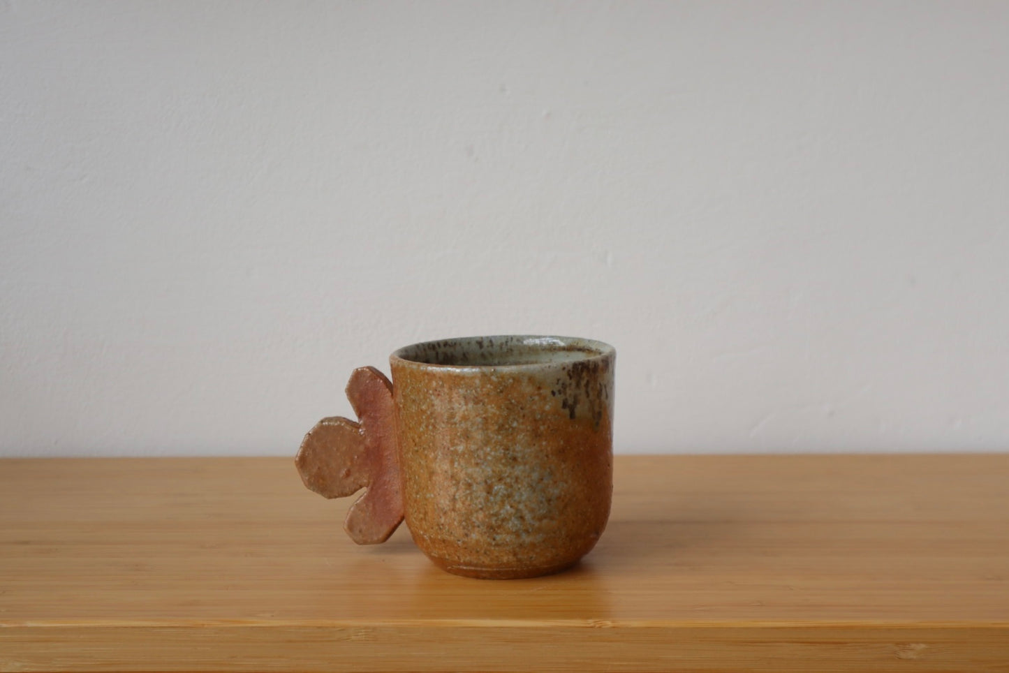 Carved Wood Fired Cup
