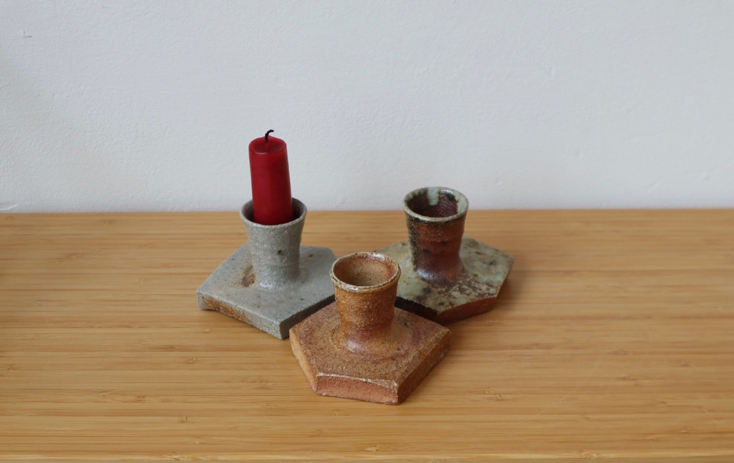 Candlestick Holder Trio