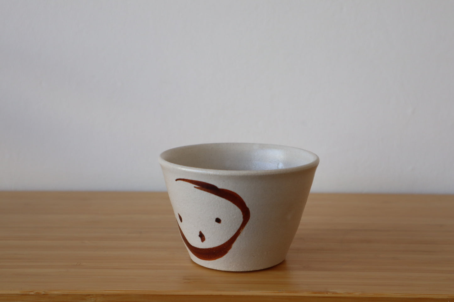 Rust And White Coffee Cups