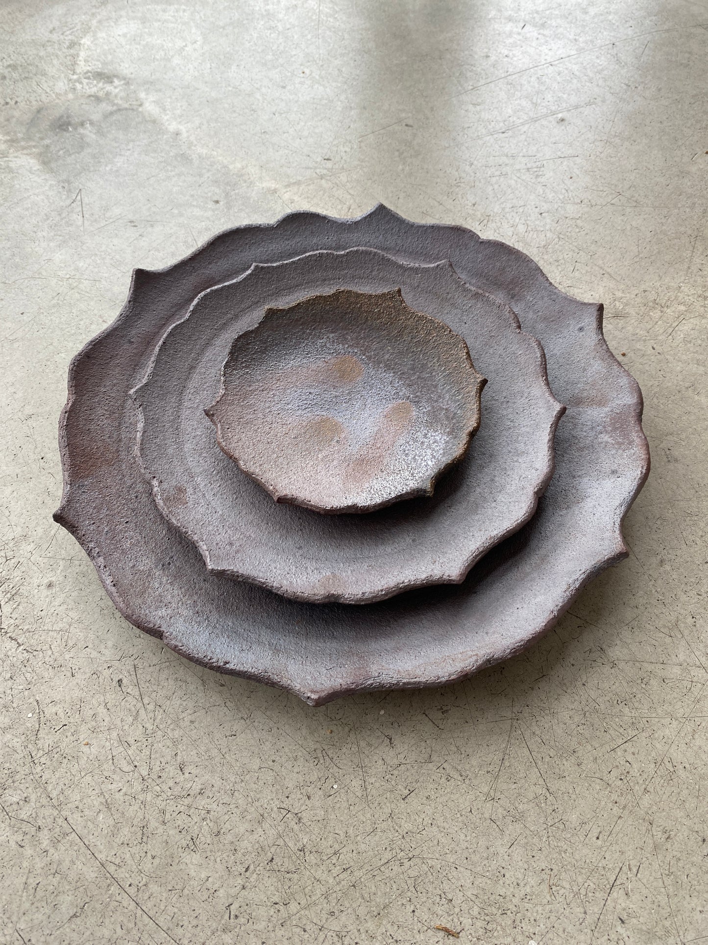 Wood Fired Carved Plates