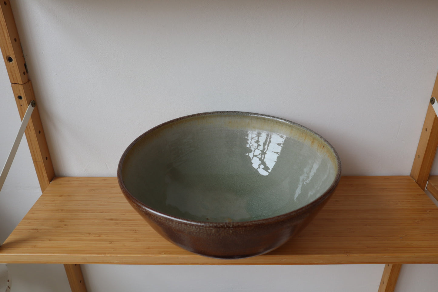 Salt Fired Extra Large Serving Bowl