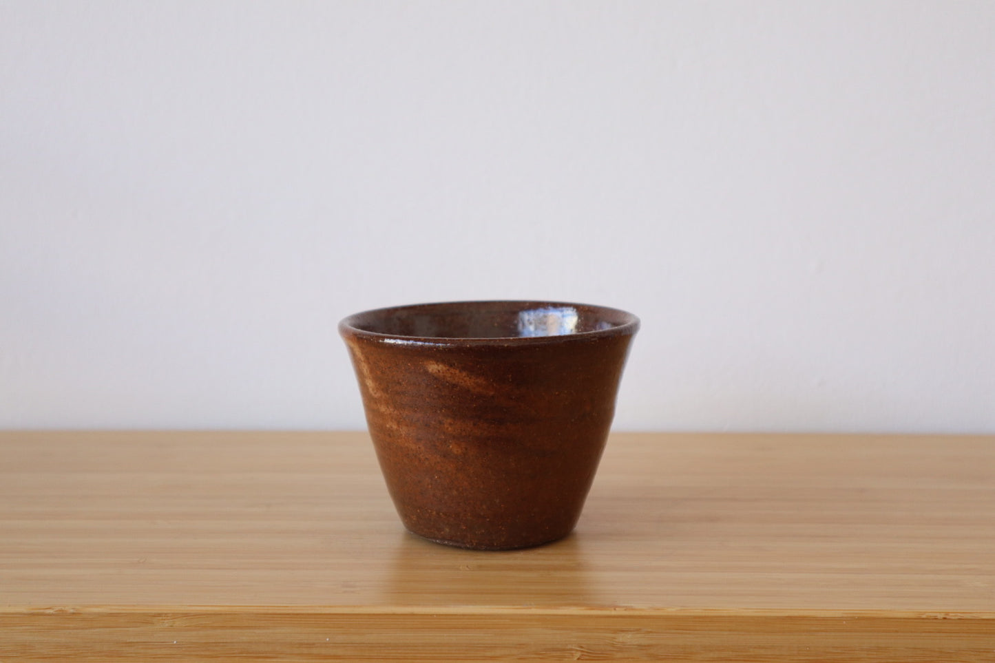 Rust And White Coffee Cups