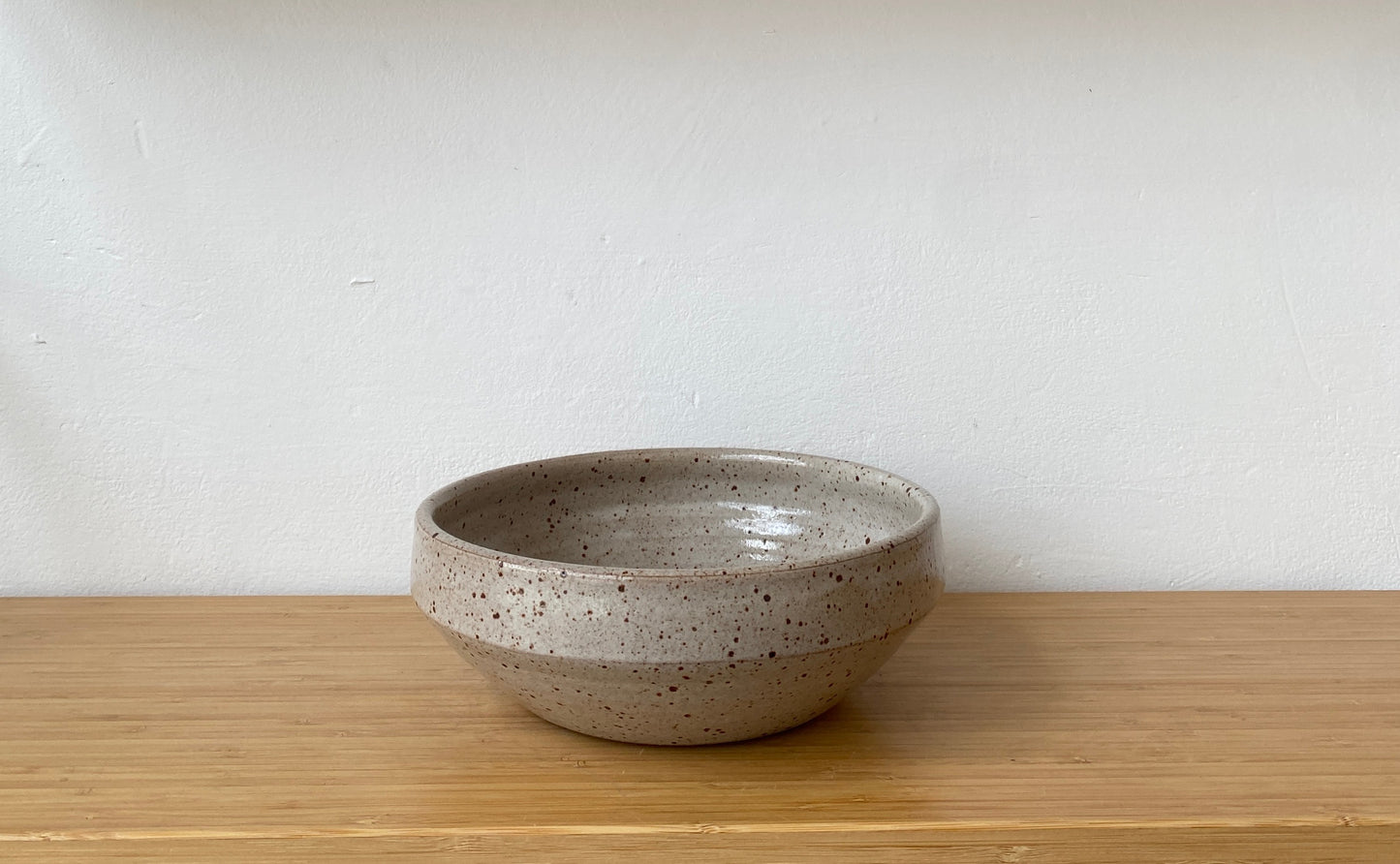 Midnight Blue & Flecked Pasta Bowl