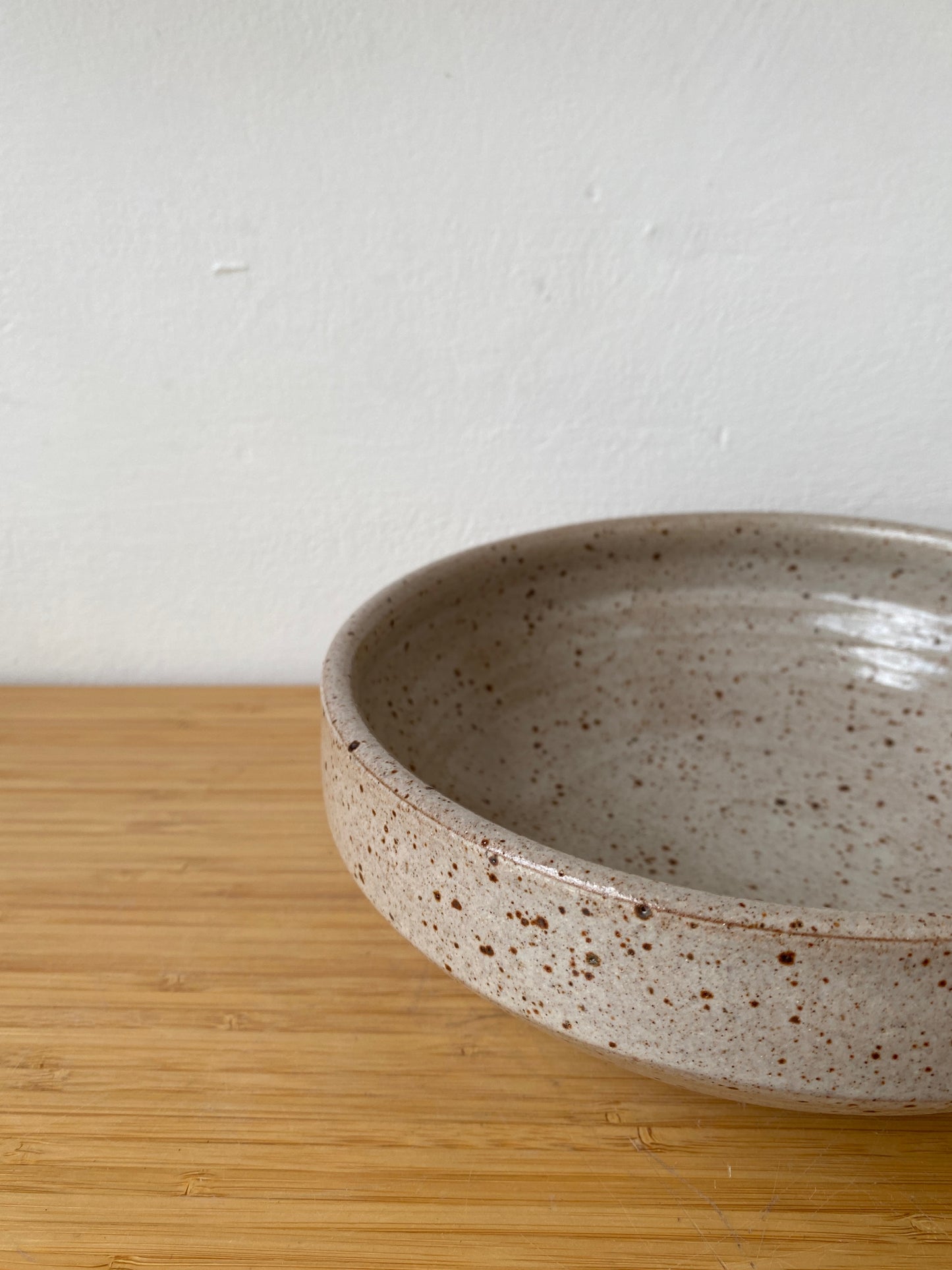 Midnight Blue & Flecked Pasta Bowl
