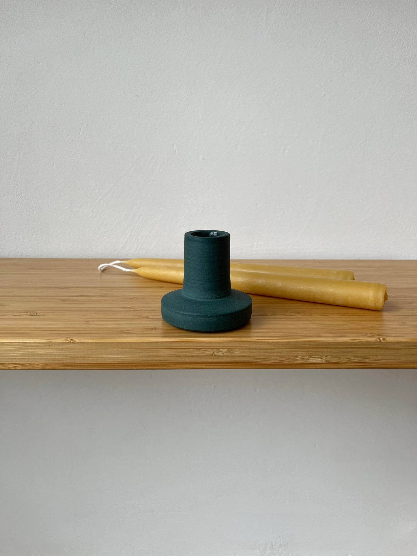 Teal Candle Holder