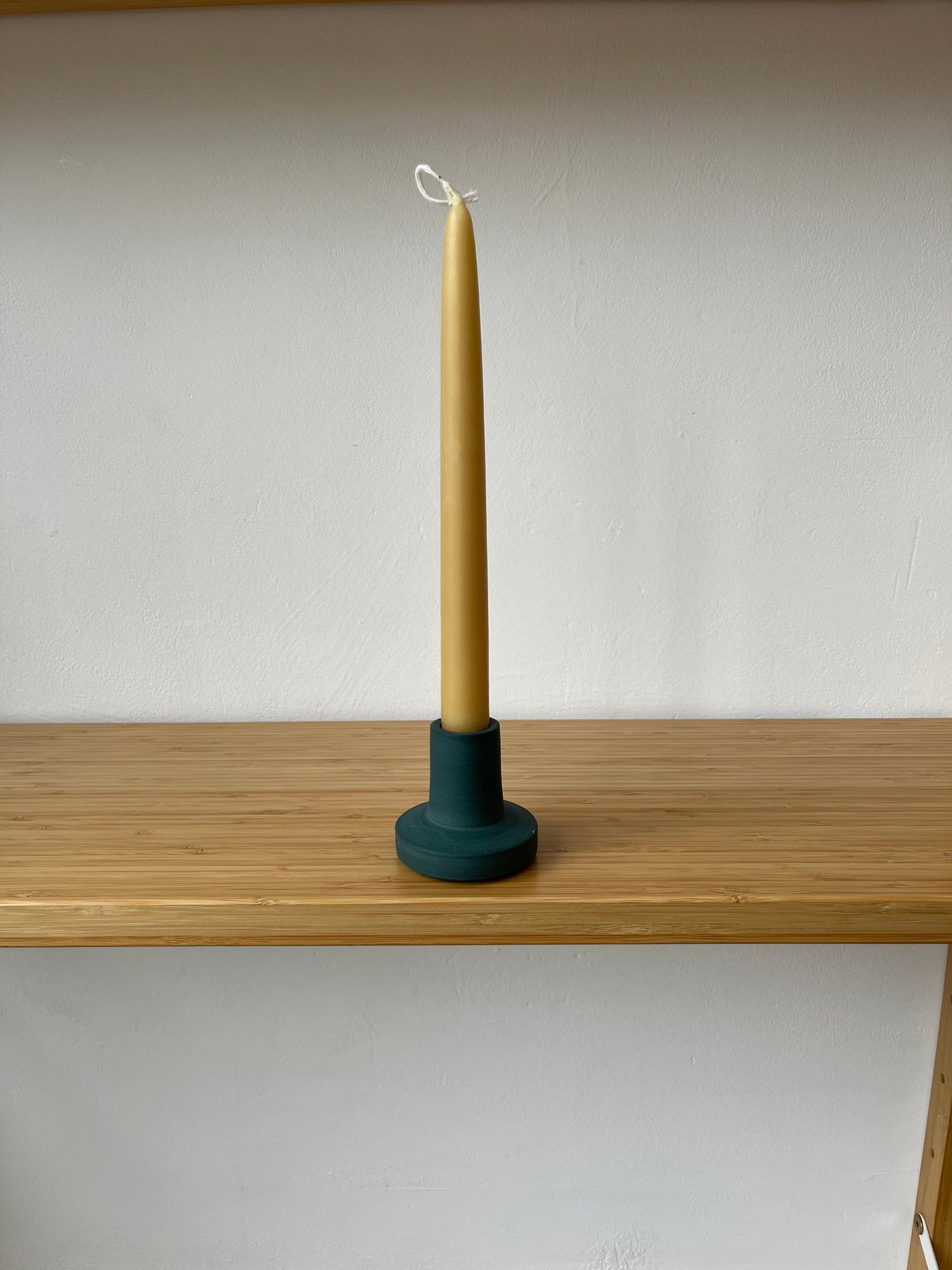 Teal Candle Holder