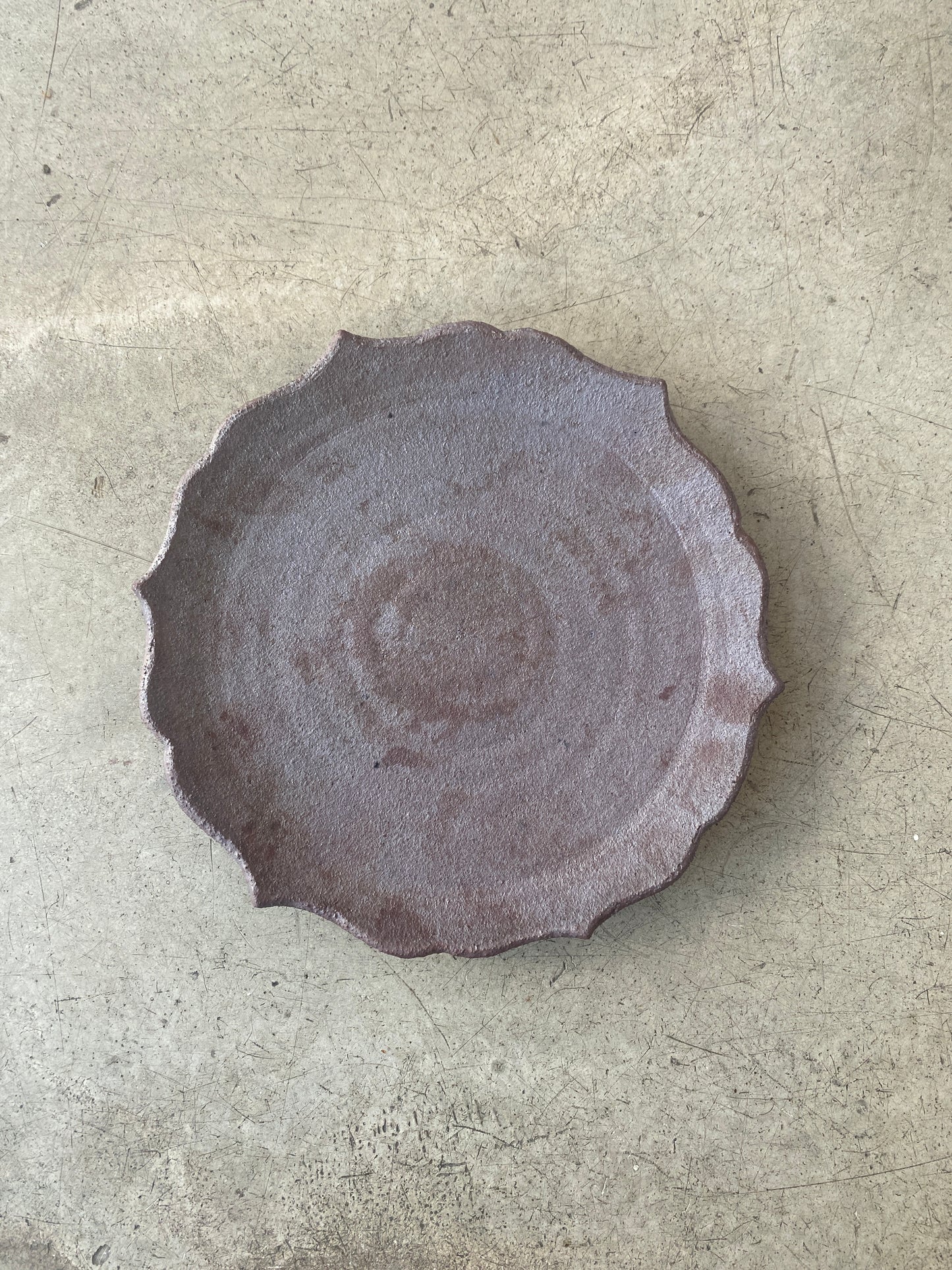 Wood Fired Carved Plate