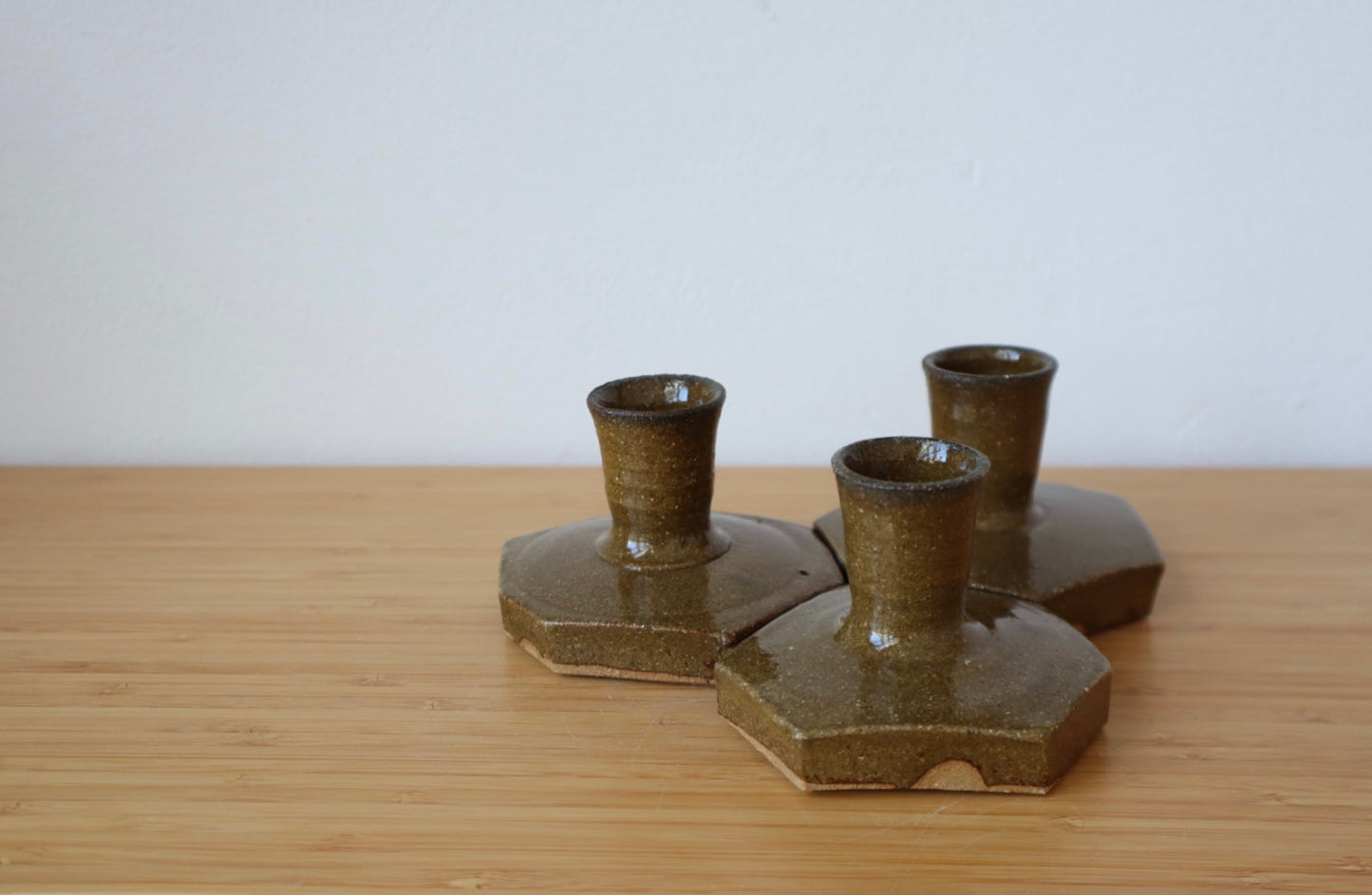 Trio of Candleholders