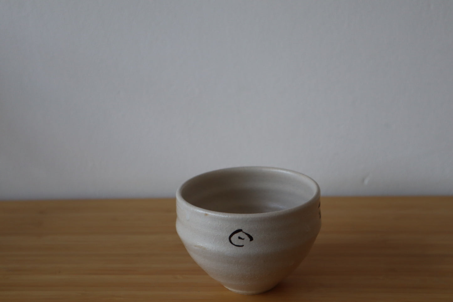Rust And White Coffee Bowl